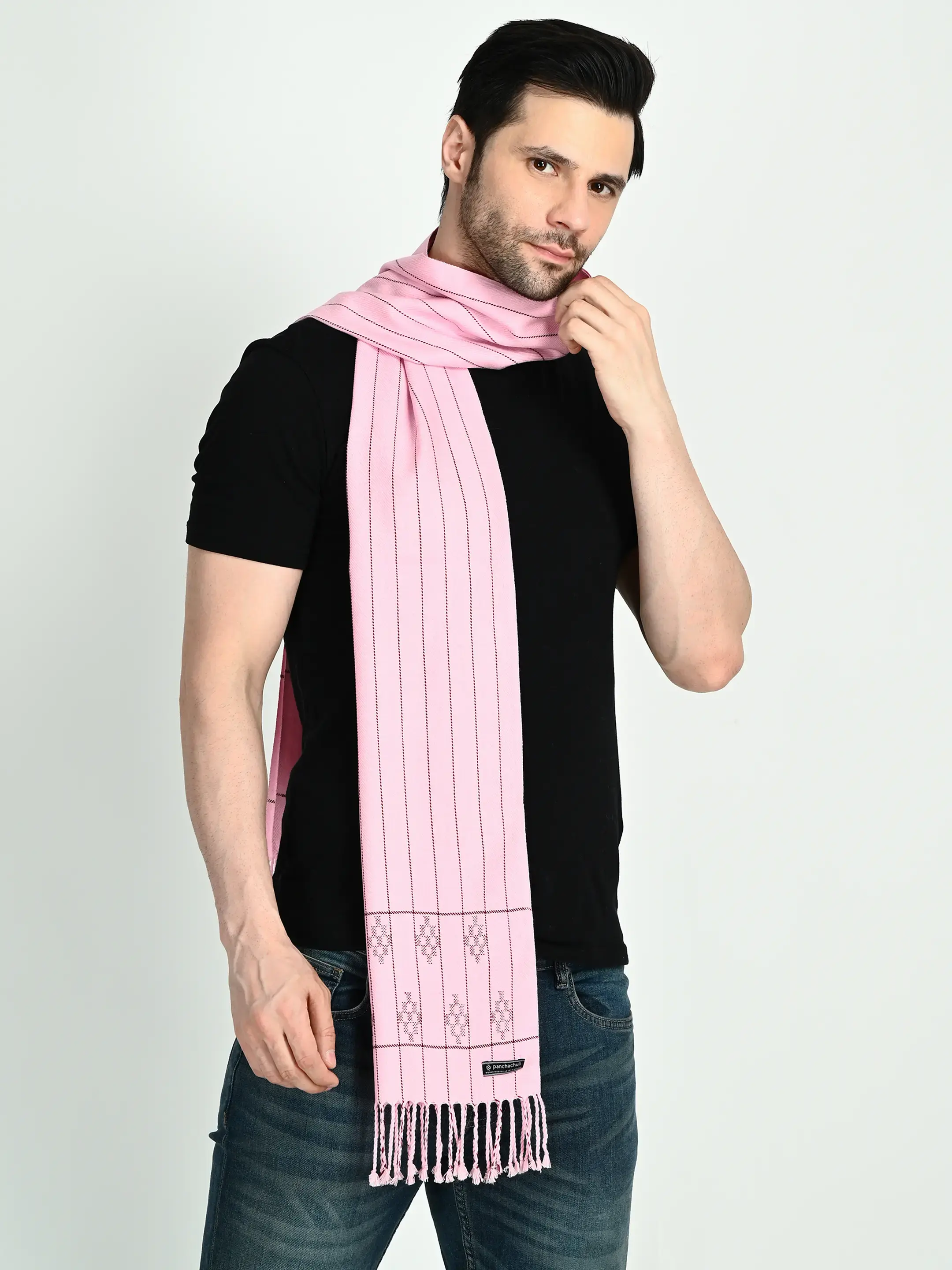 Image 2 of Acrylic Handwoven Scarf