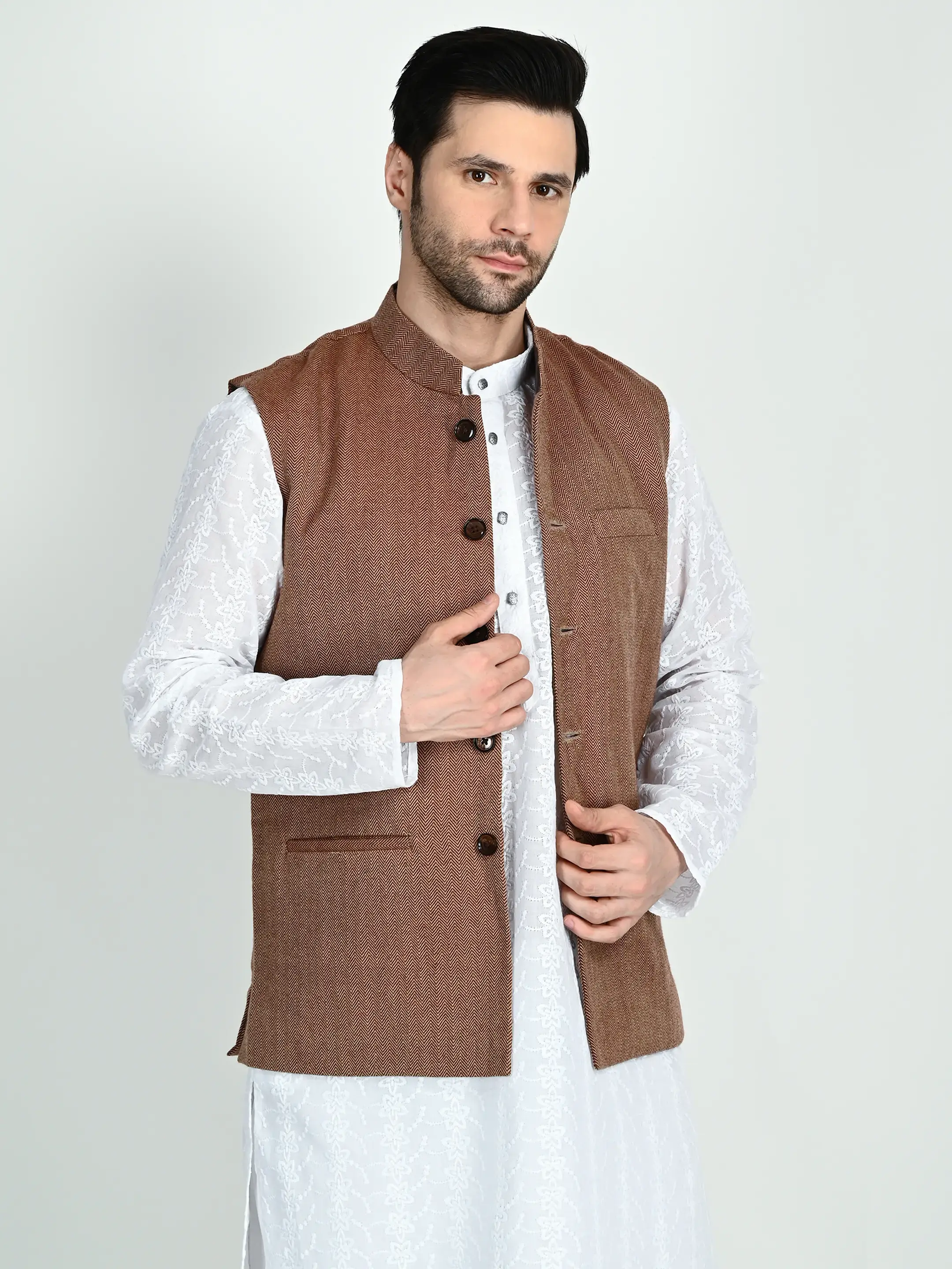 Image 2 of Acrylic Handwoven Coat