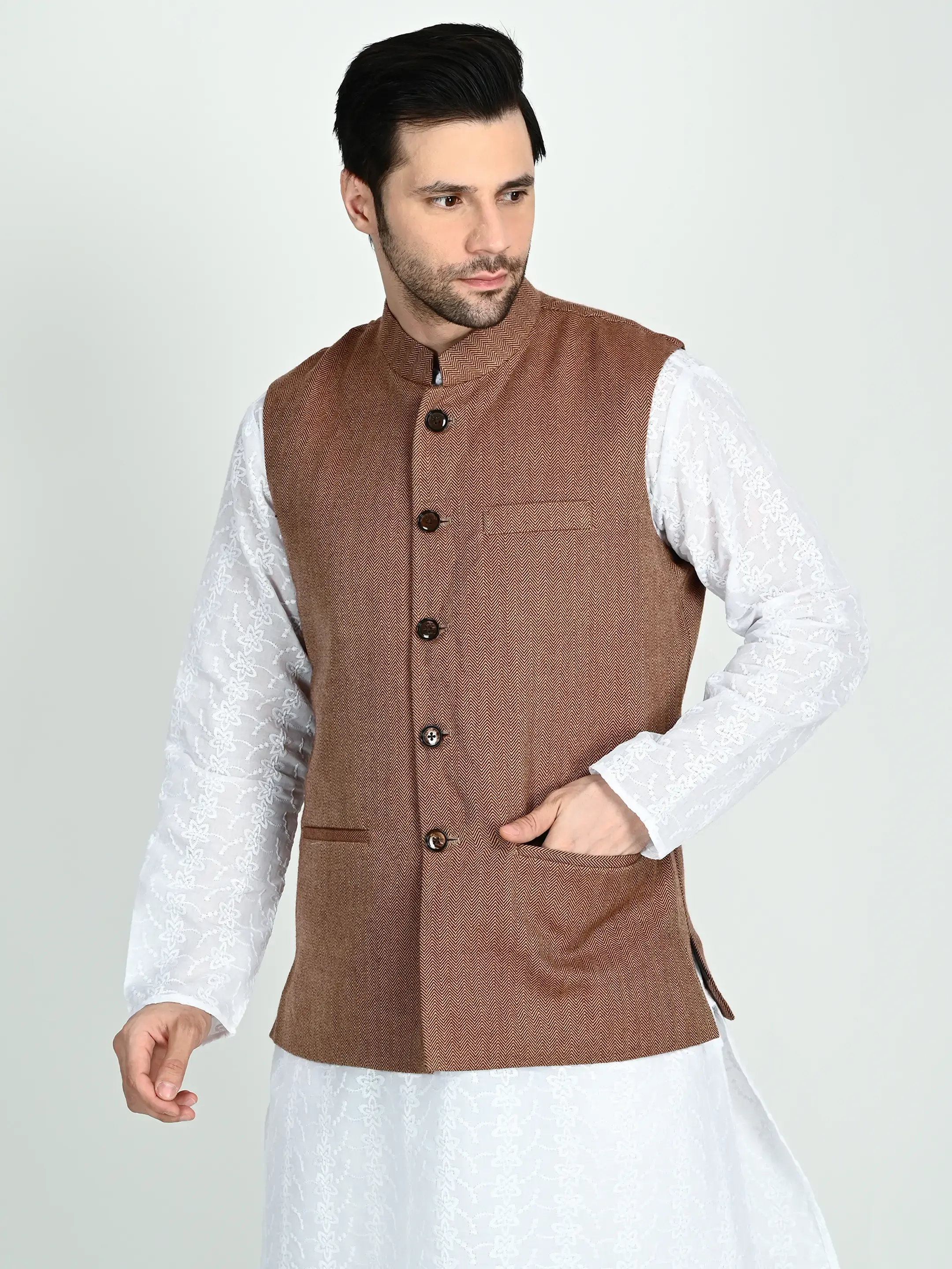 Image 4 of Acrylic Handwoven Coat