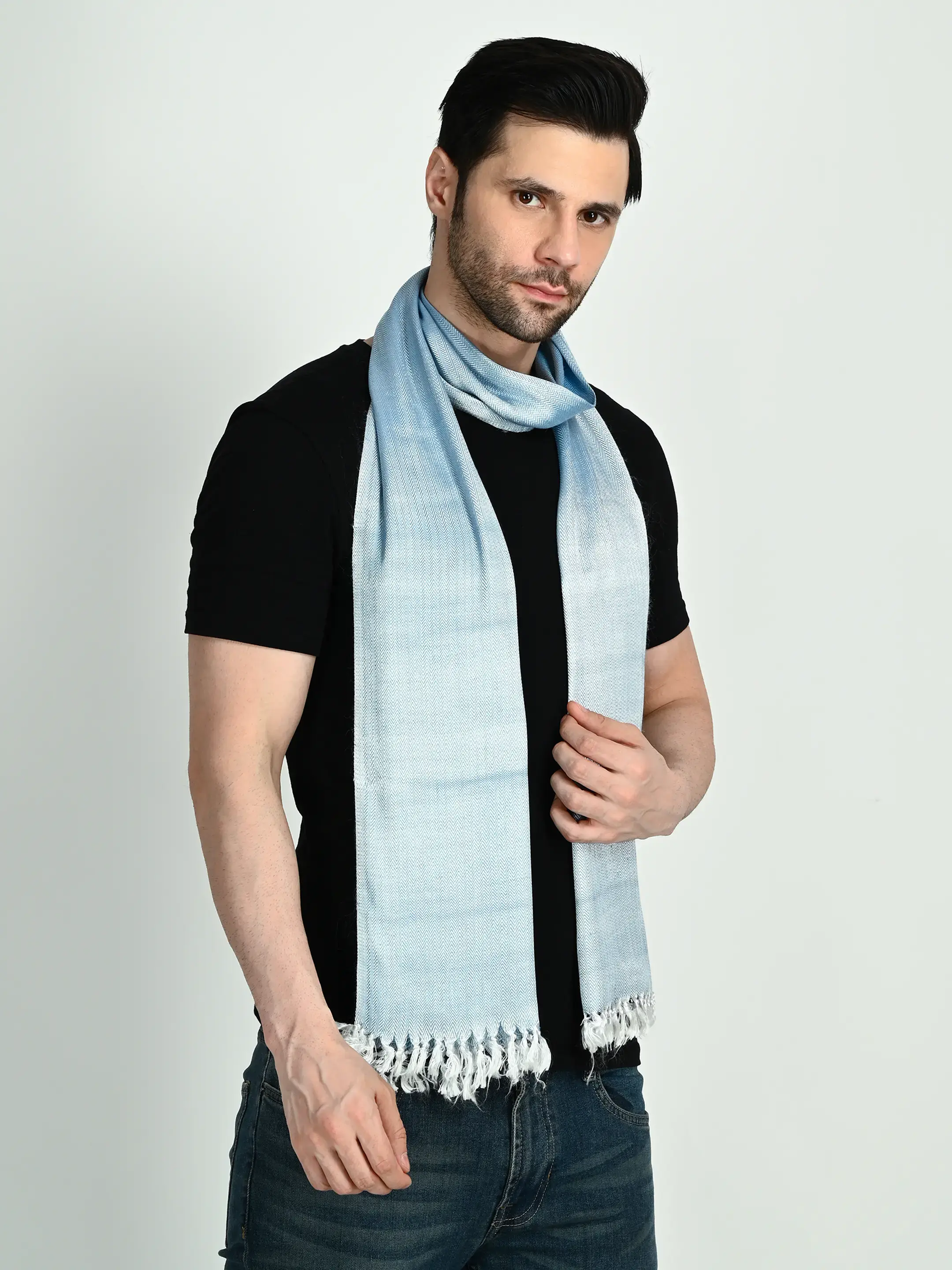 Image 3 of Bamboo Handwoven Scarf