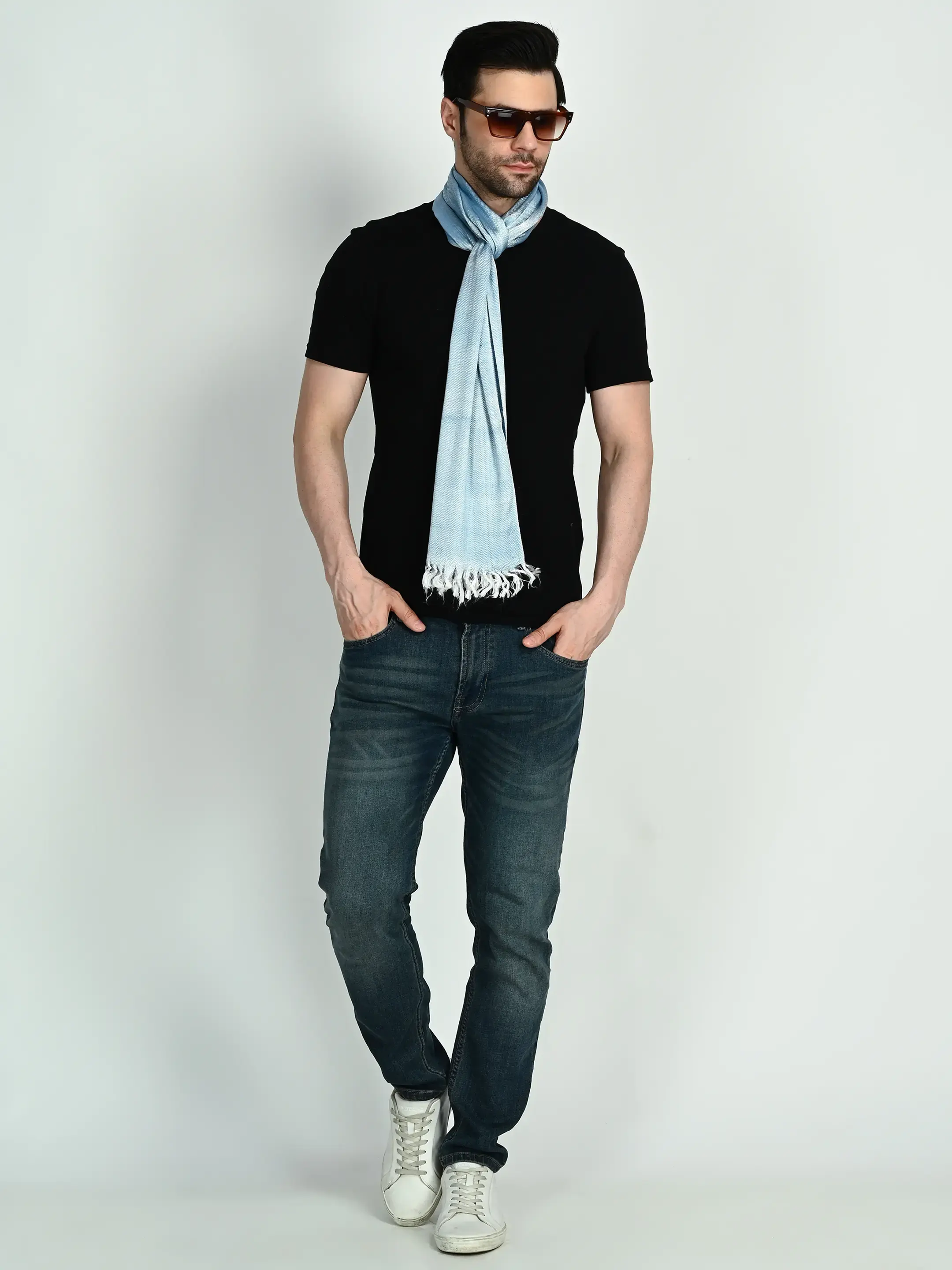 Image 4 of Bamboo Handwoven Scarf