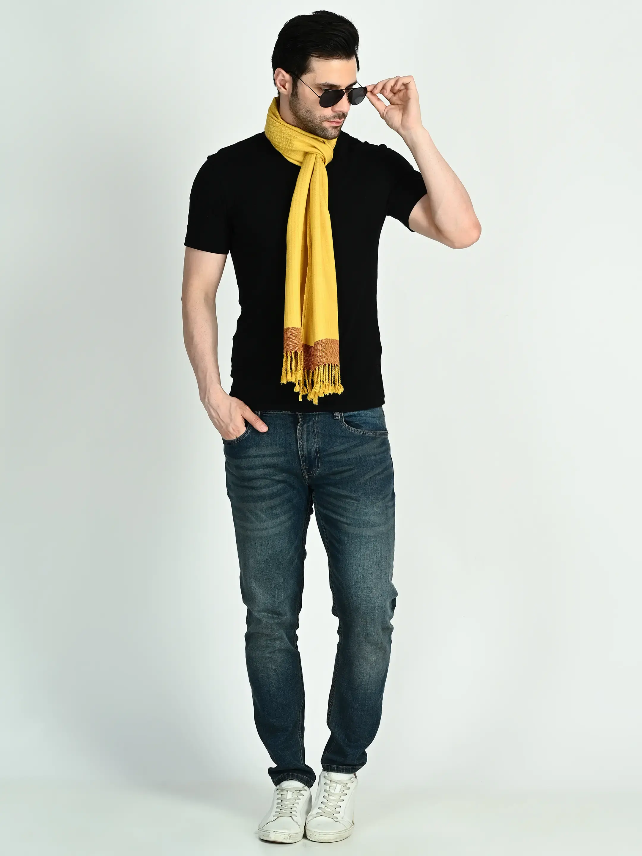 Image 4 of Bamboo Handwoven Scarf