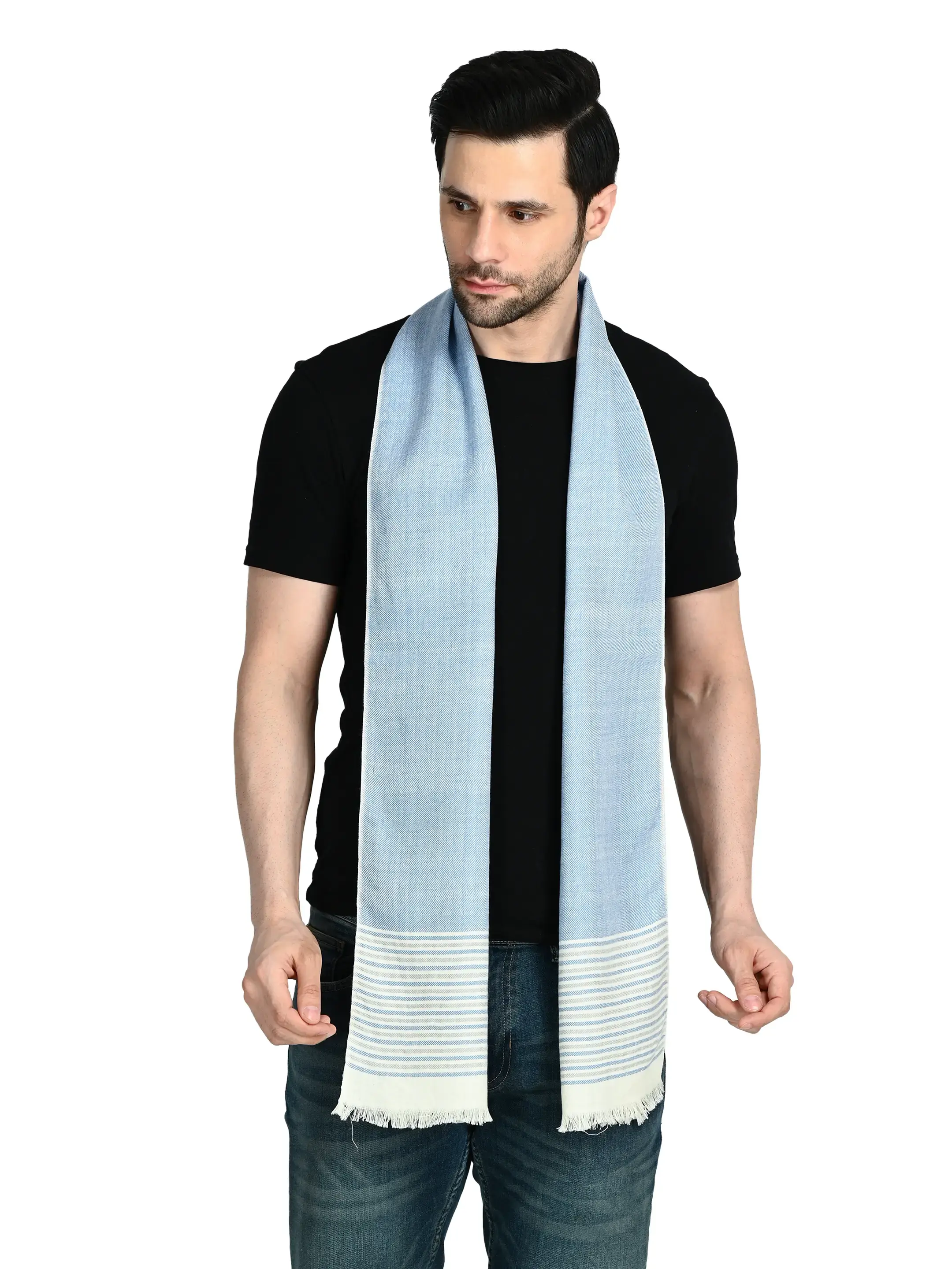 Image 1 of Cotton Handwoven Scarf