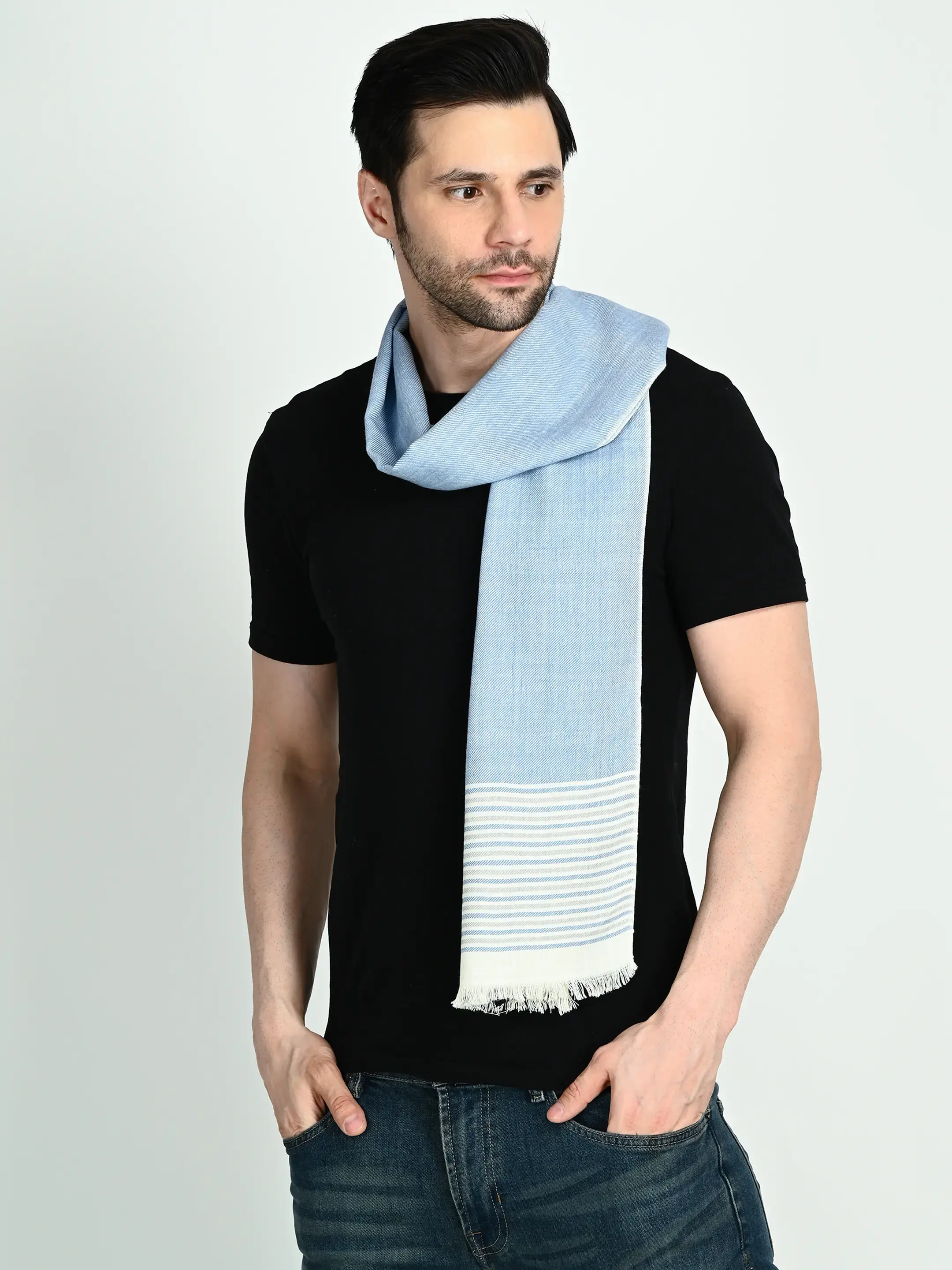 Image 2 of Cotton Handwoven Scarf