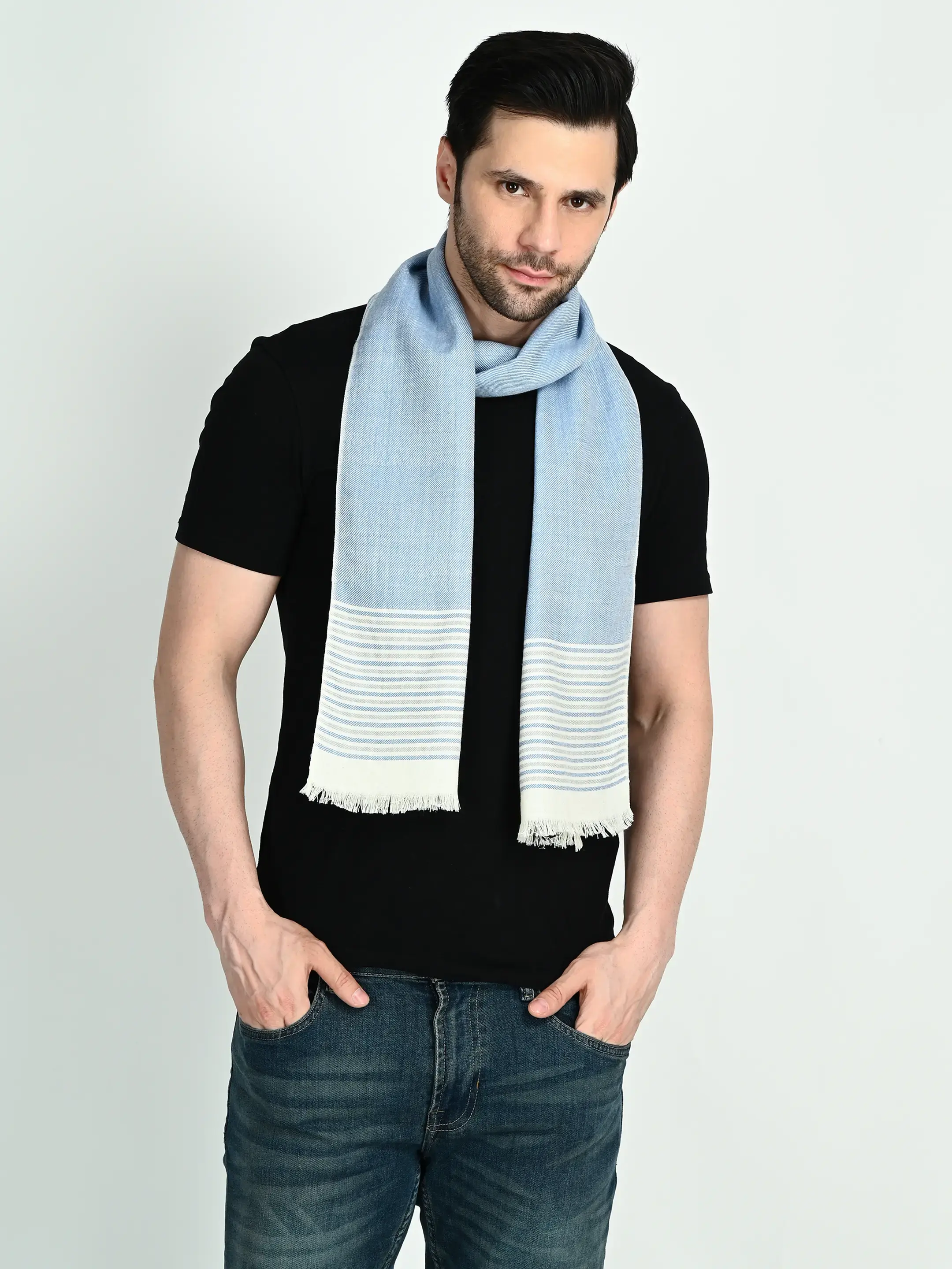 Image 3 of Cotton Handwoven Scarf