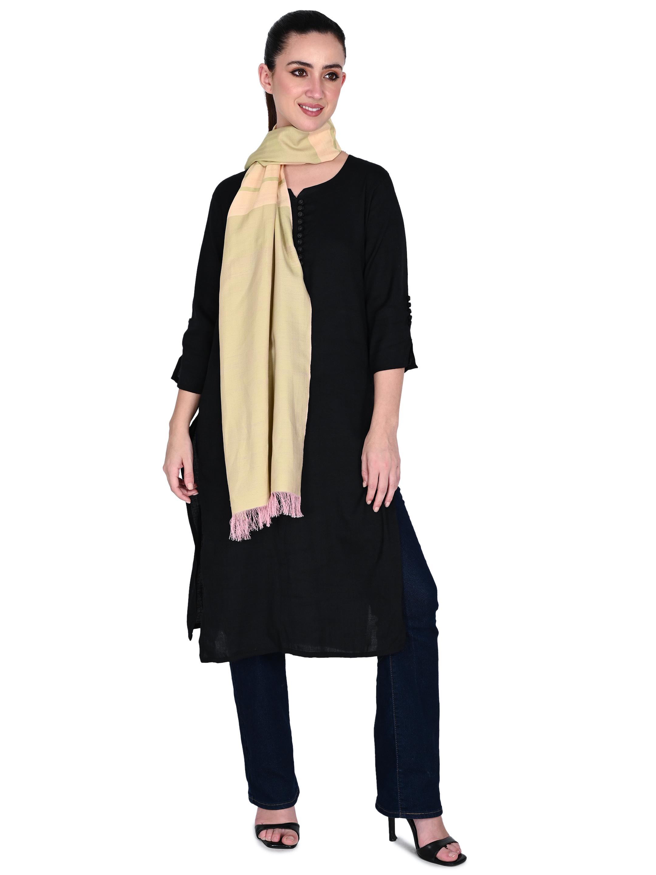 Image 3 of Cotton Handwoven Scarf