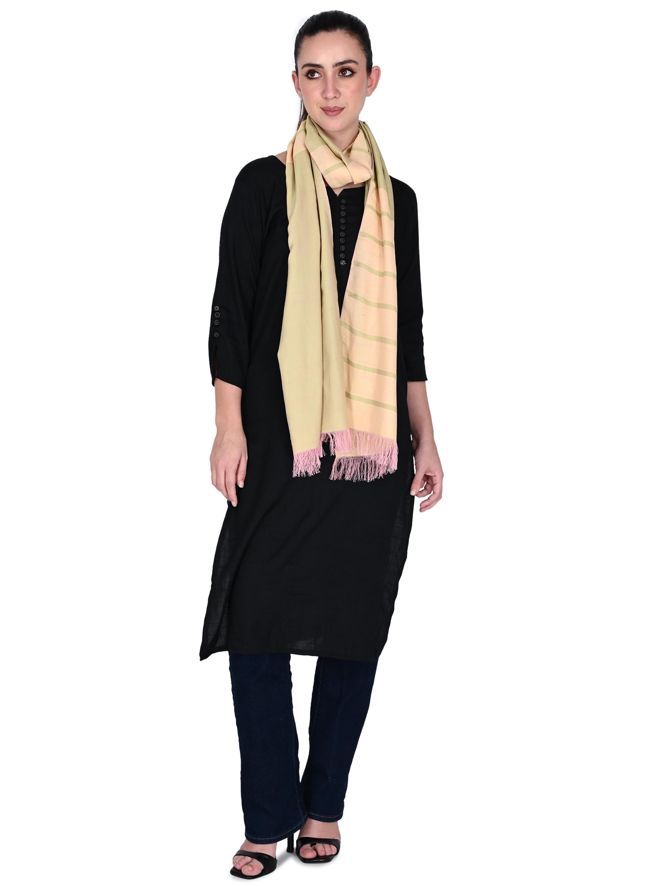 Image 4 of Cotton Handwoven Scarf