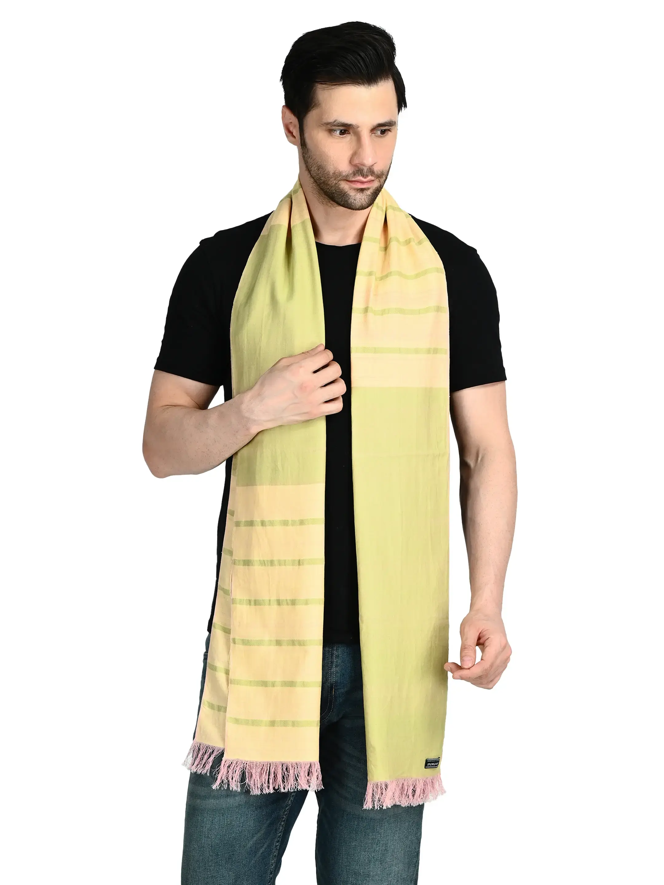 Image 1 of Cotton Handwoven Scarf
