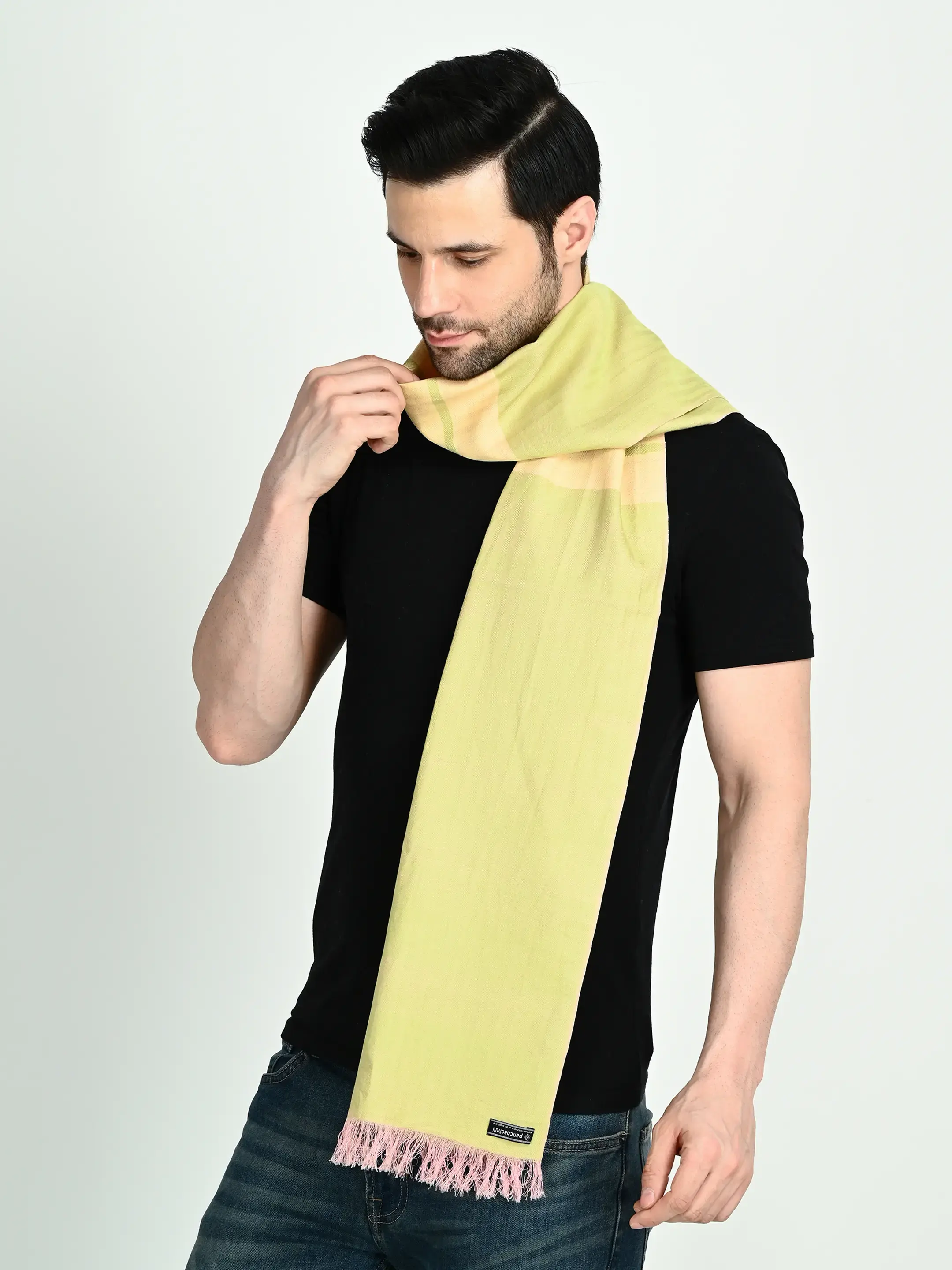 Image 2 of Cotton Handwoven Scarf