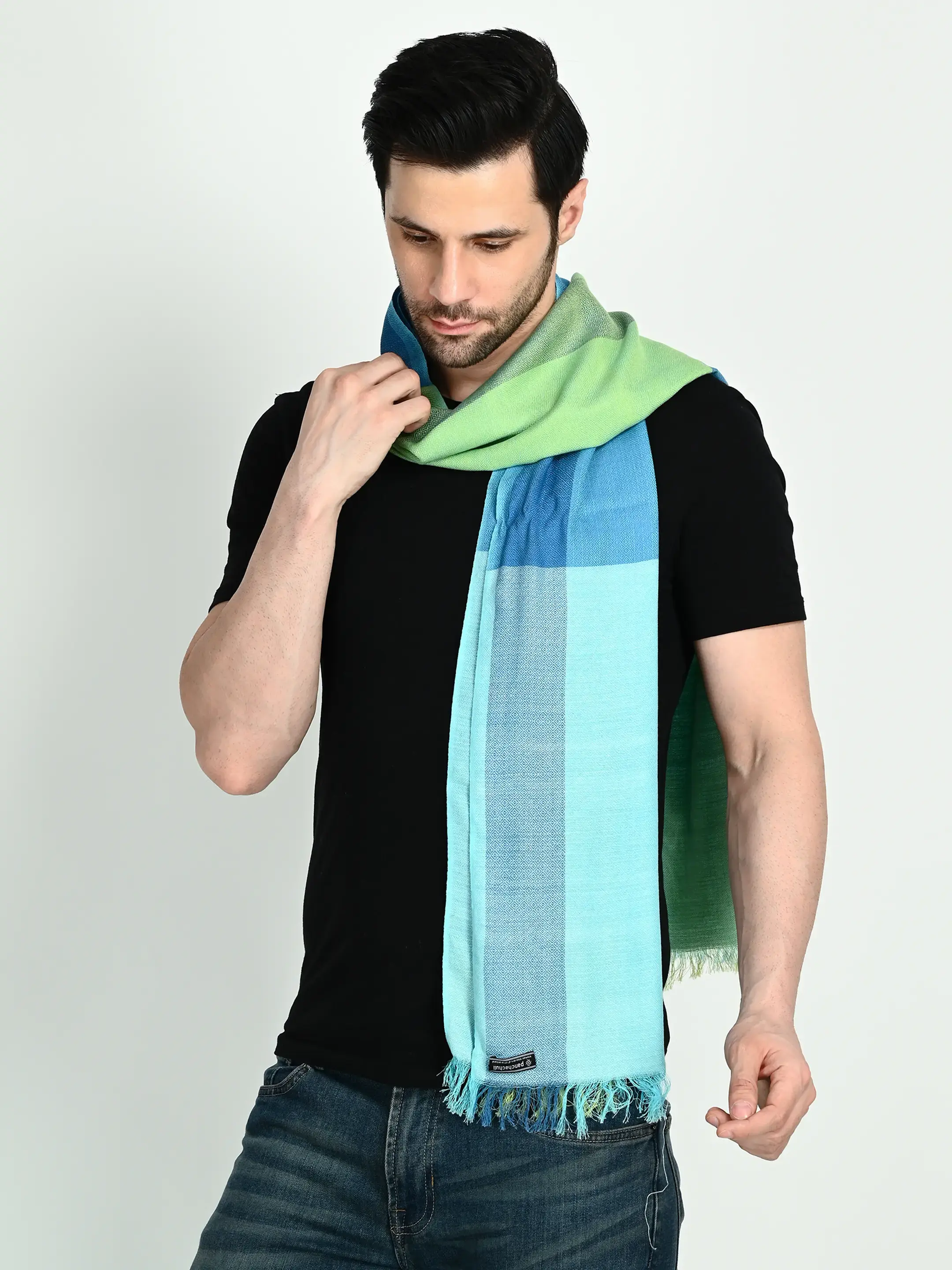 Image 2 of Cotton Handwoven Scarf