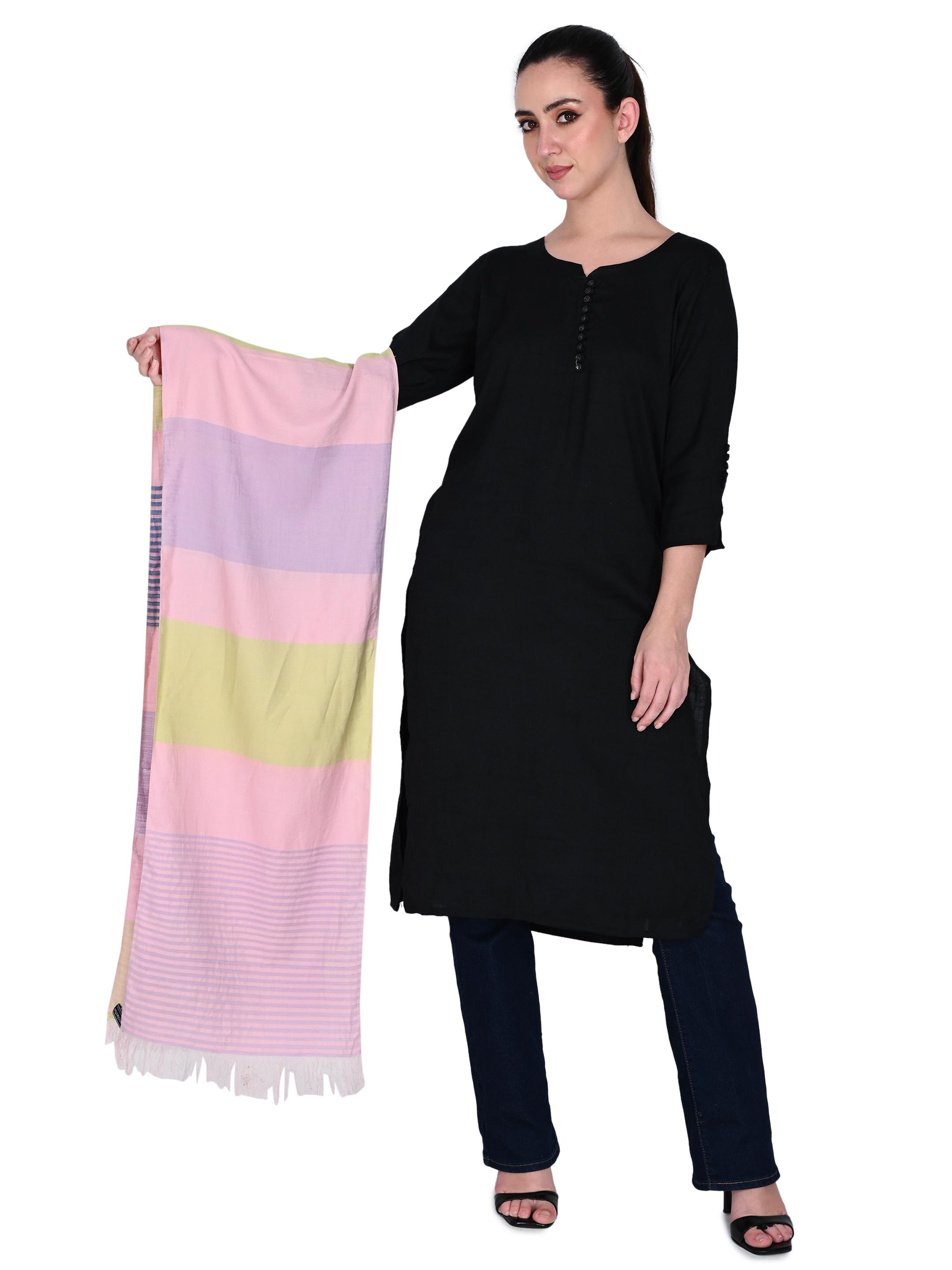 Image 1 of Cotton Handwoven Scarf