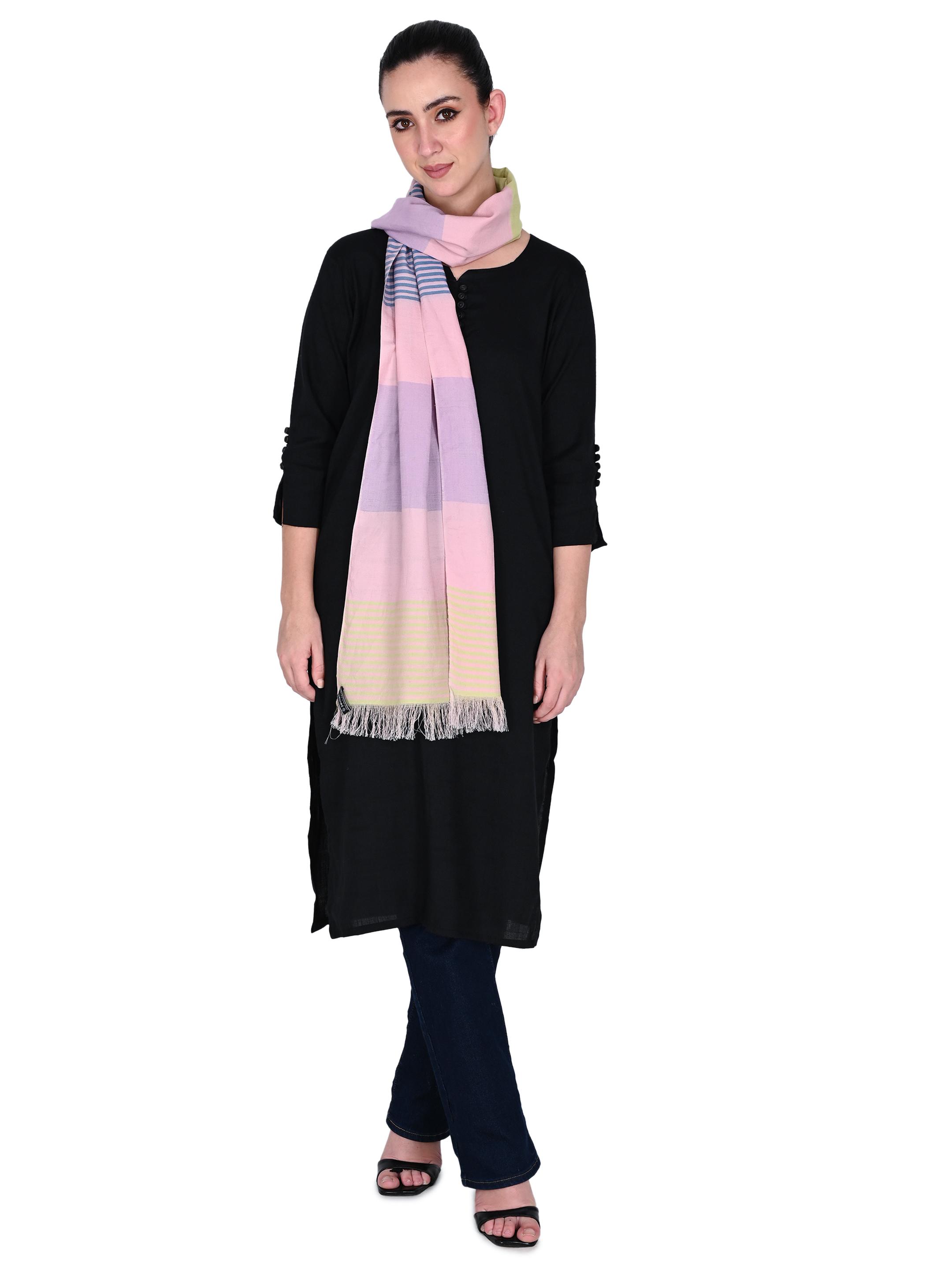 Image 3 of Cotton Handwoven Scarf