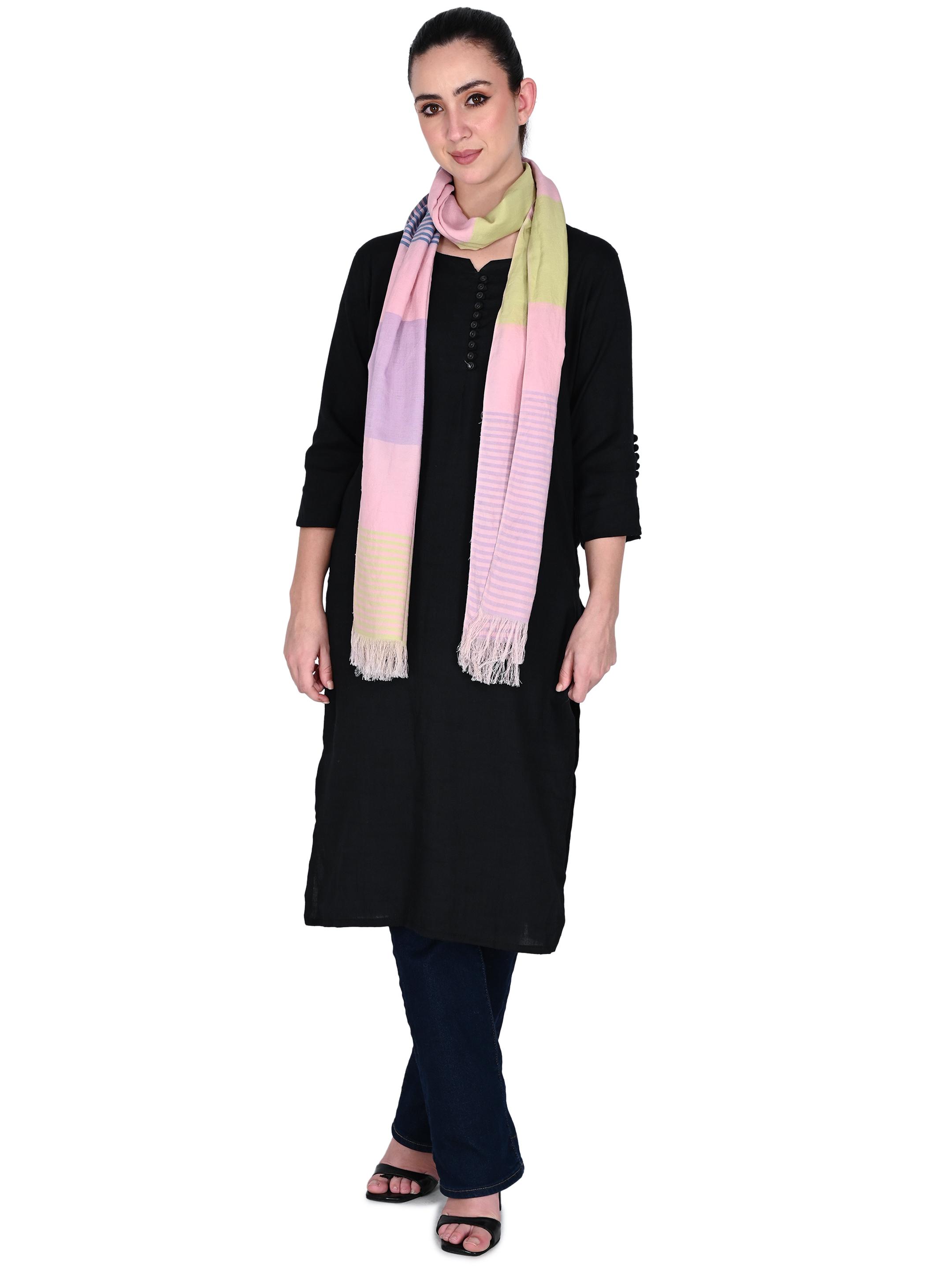 Image 4 of Cotton Handwoven Scarf