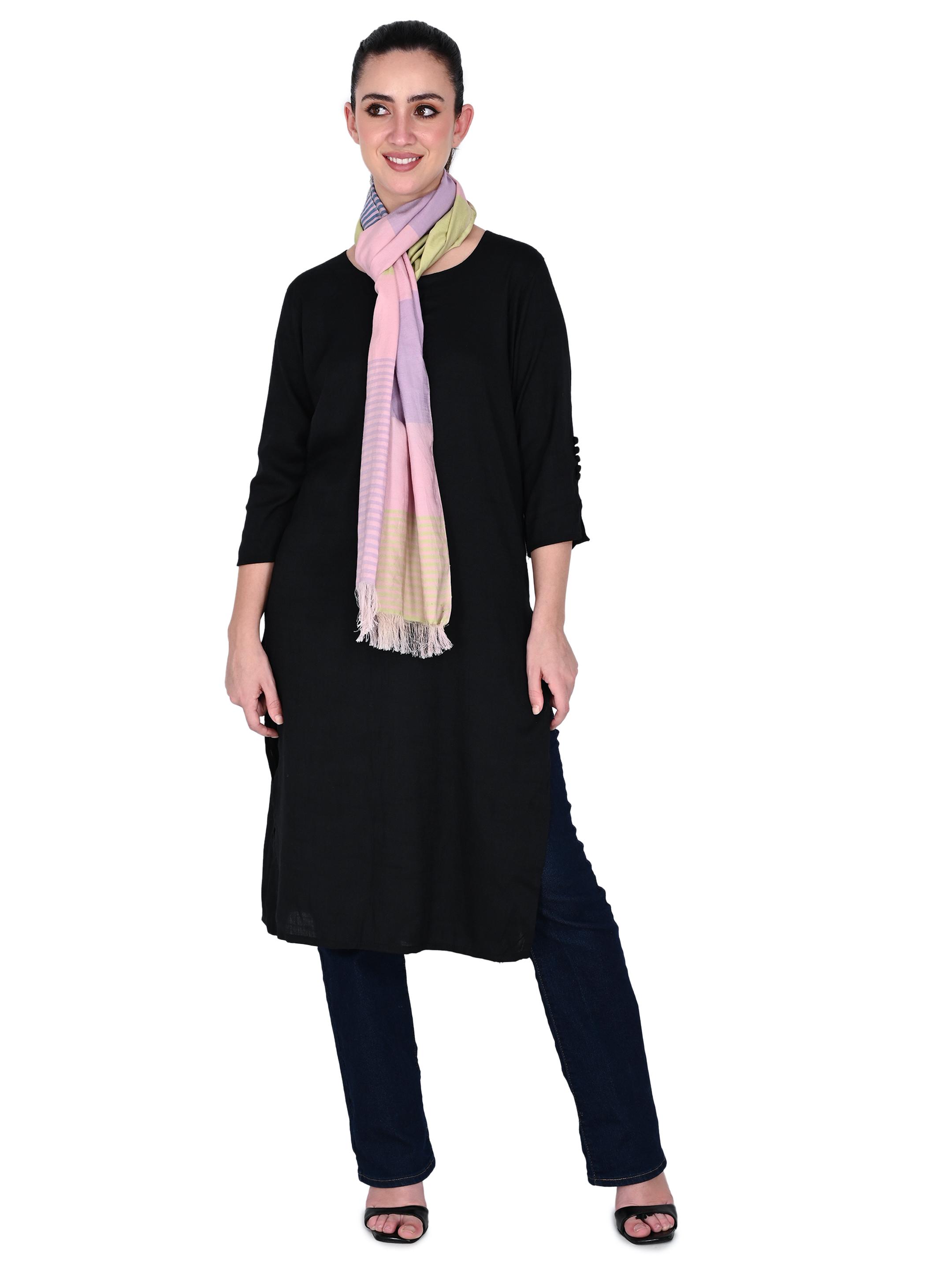 Image 5 of Cotton Handwoven Scarf