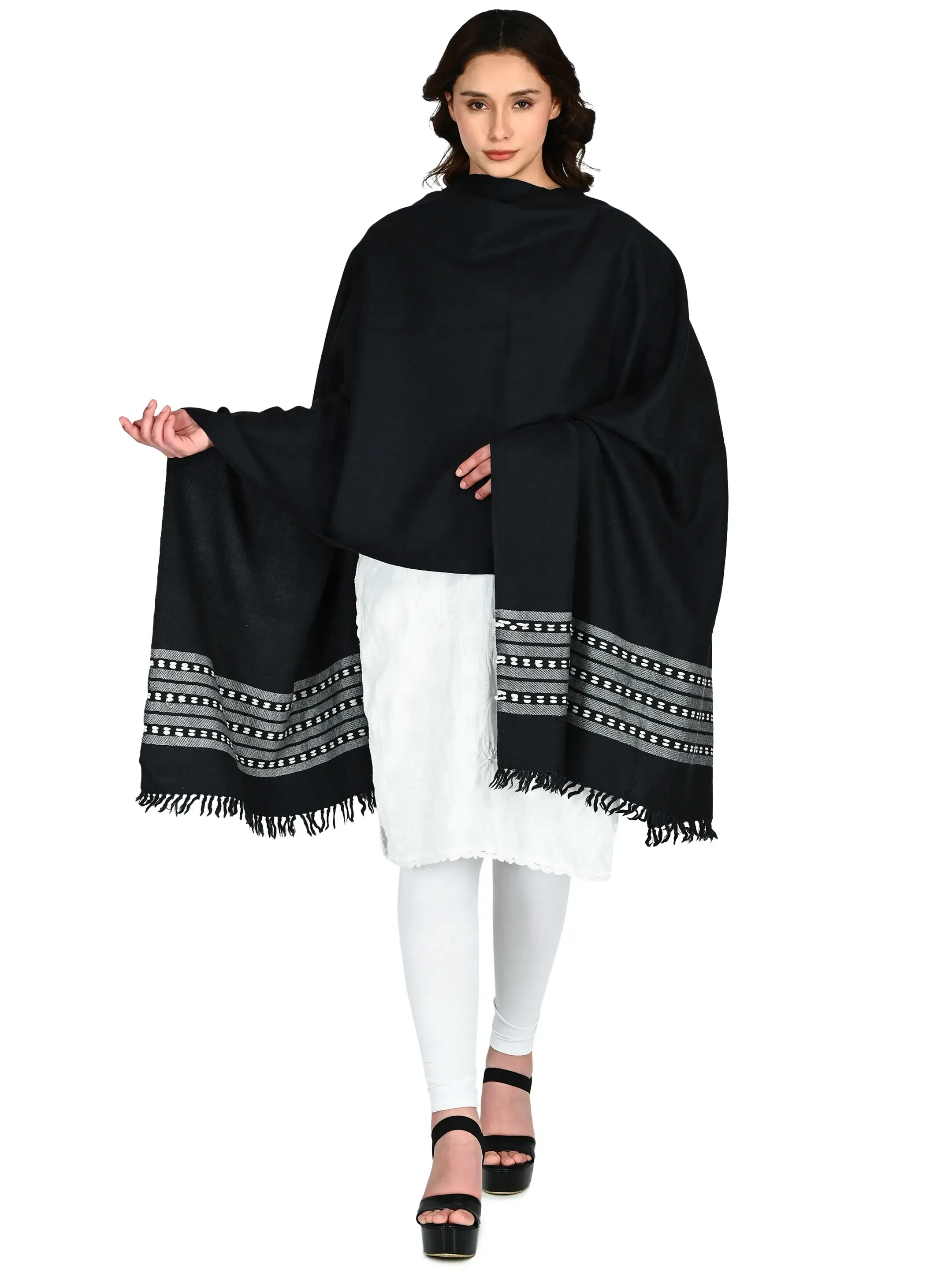 Image 4 of Merino Handwoven Stole