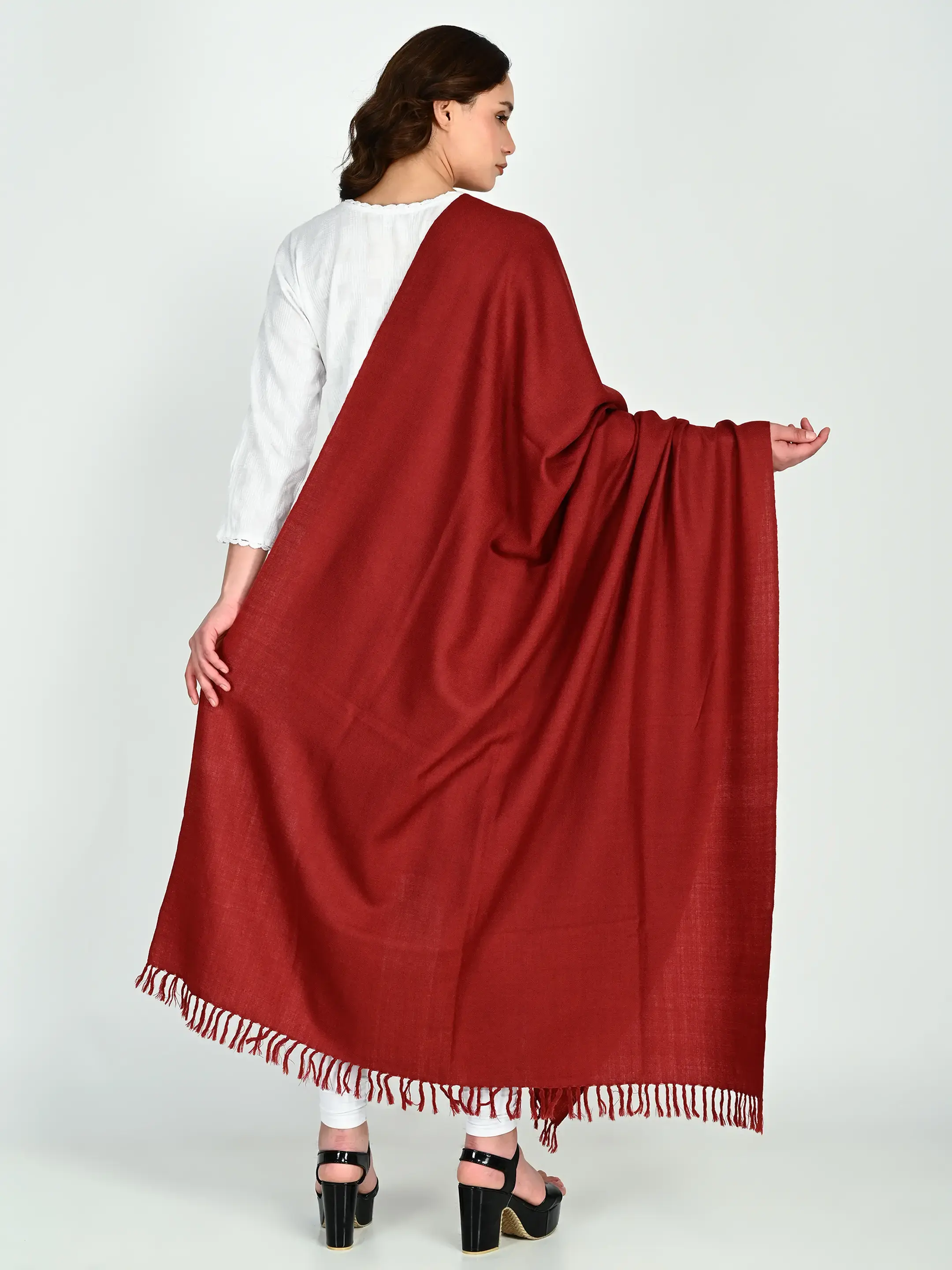 Image 1 of Merino Handwoven Shawl