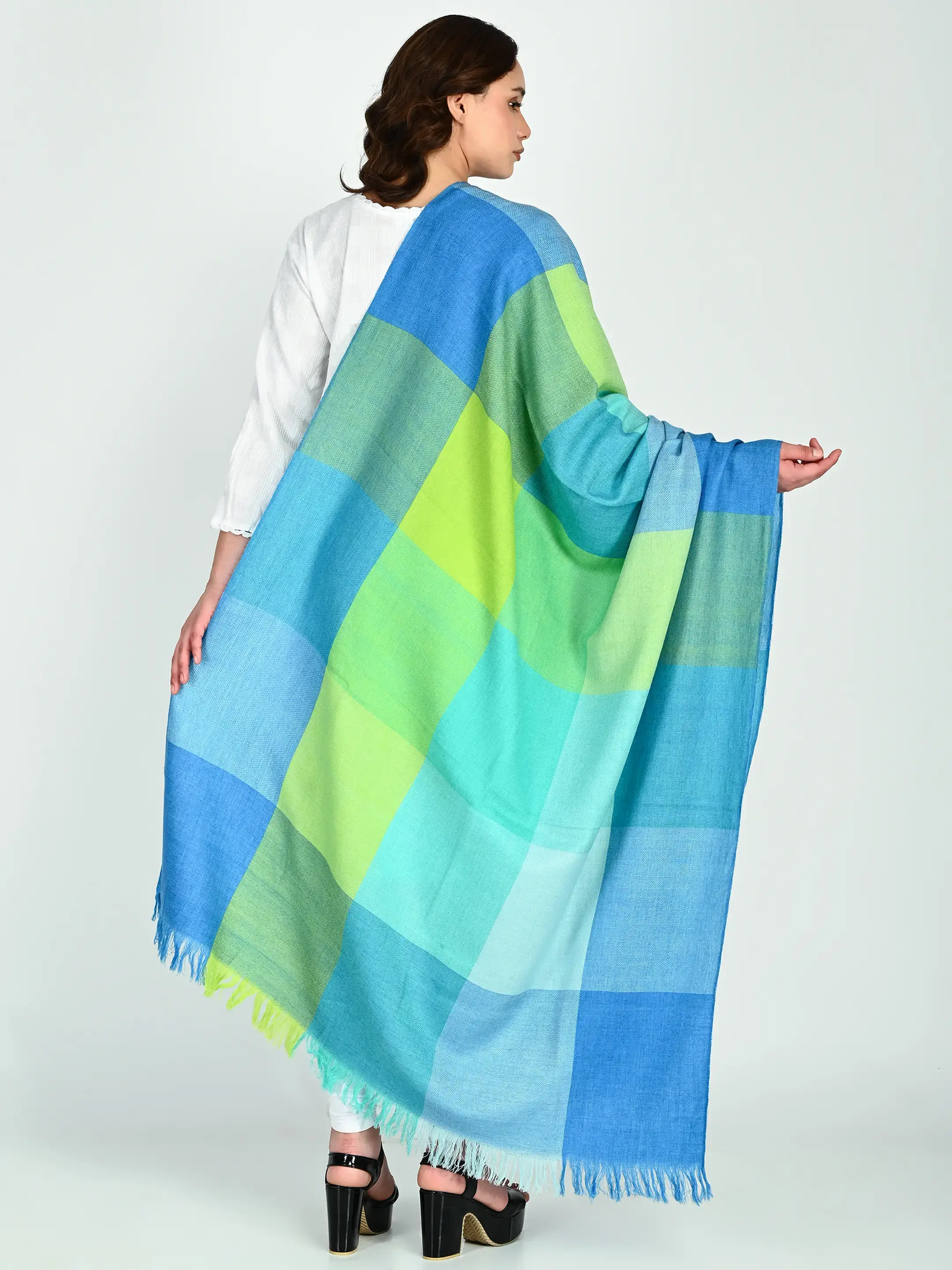 Image 1 of Merino Handwoven Shawl