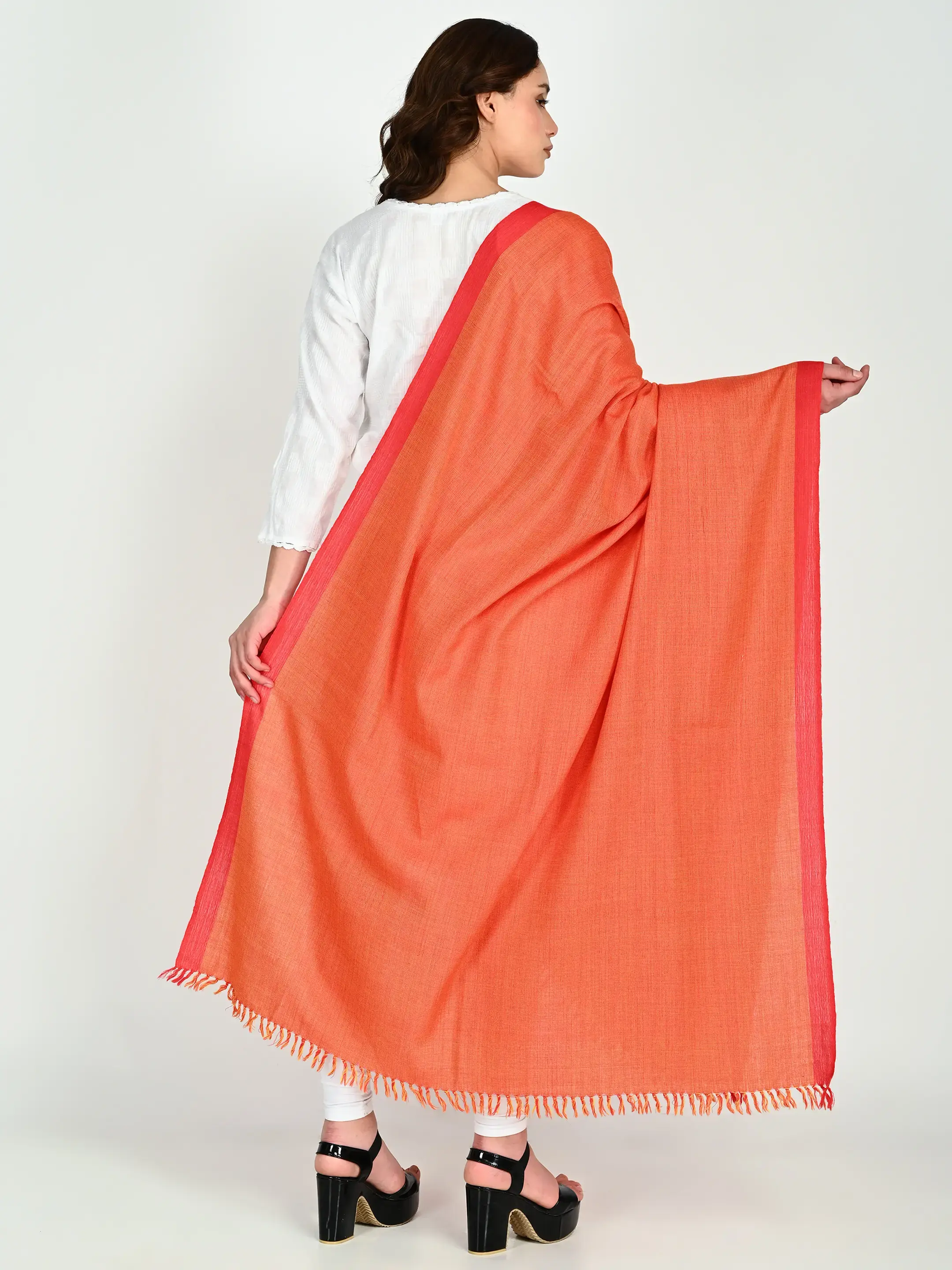 Image 6 of Merino Handwoven Shawl