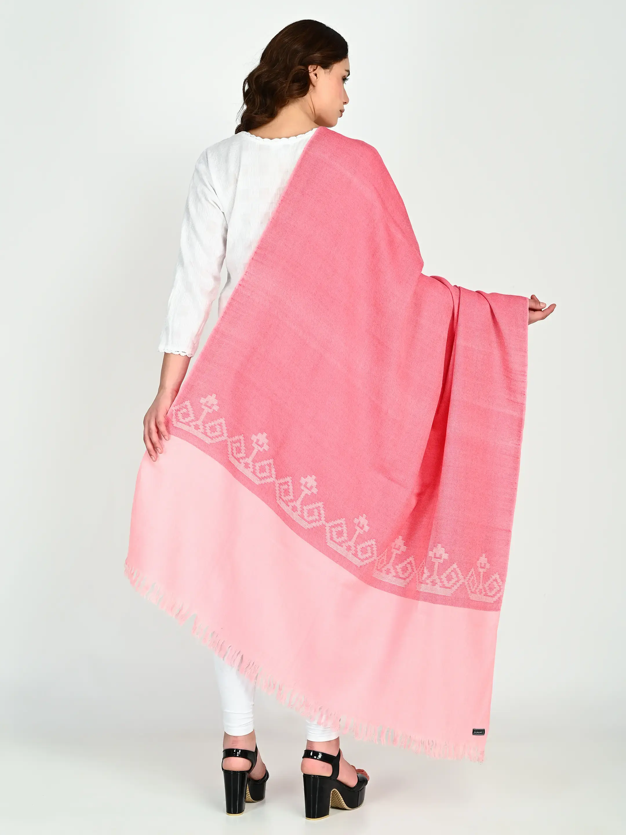 Image 1 of Merino Handwoven Shawl