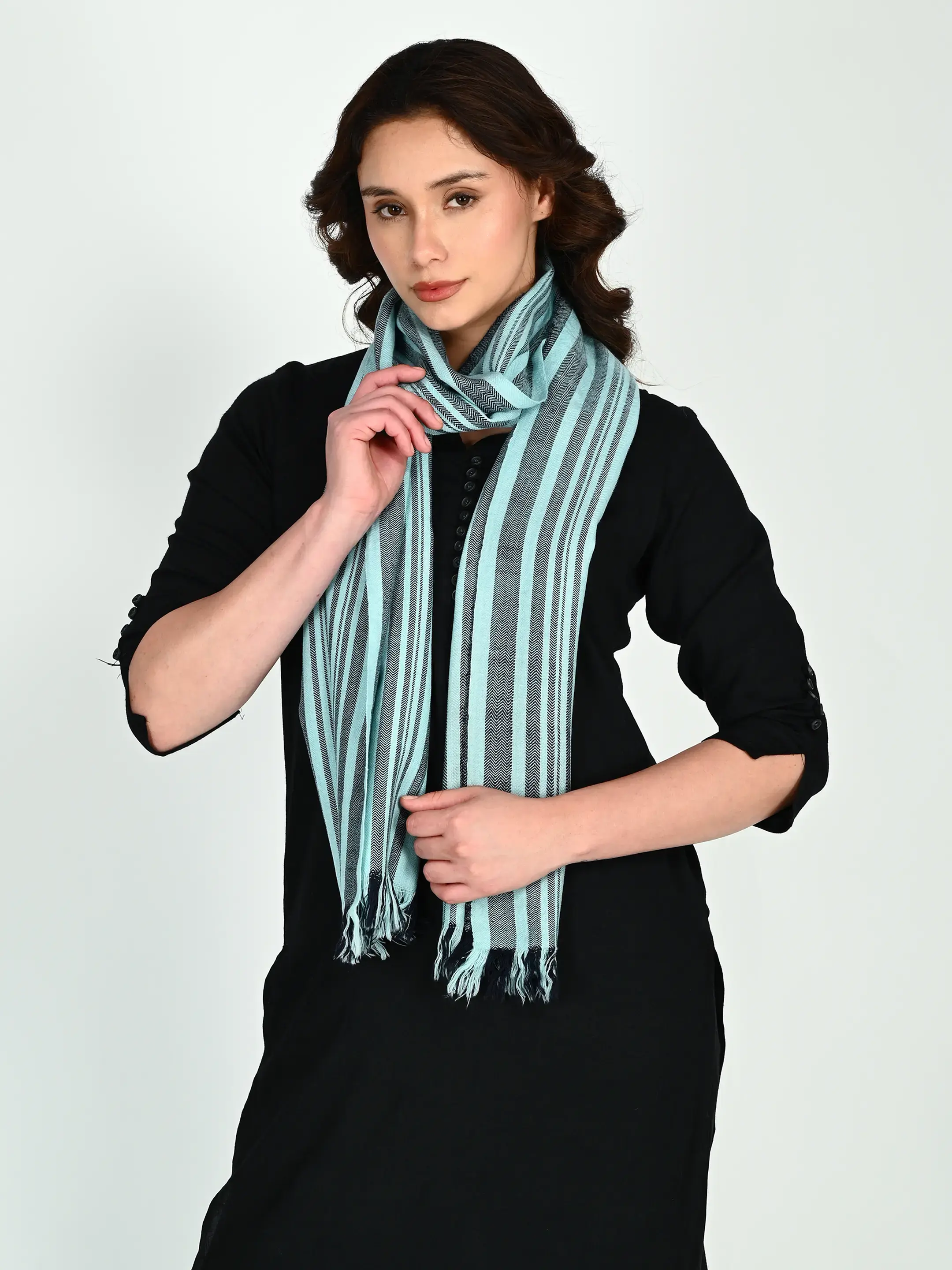 Image 3 of Merino Handwoven Scarf