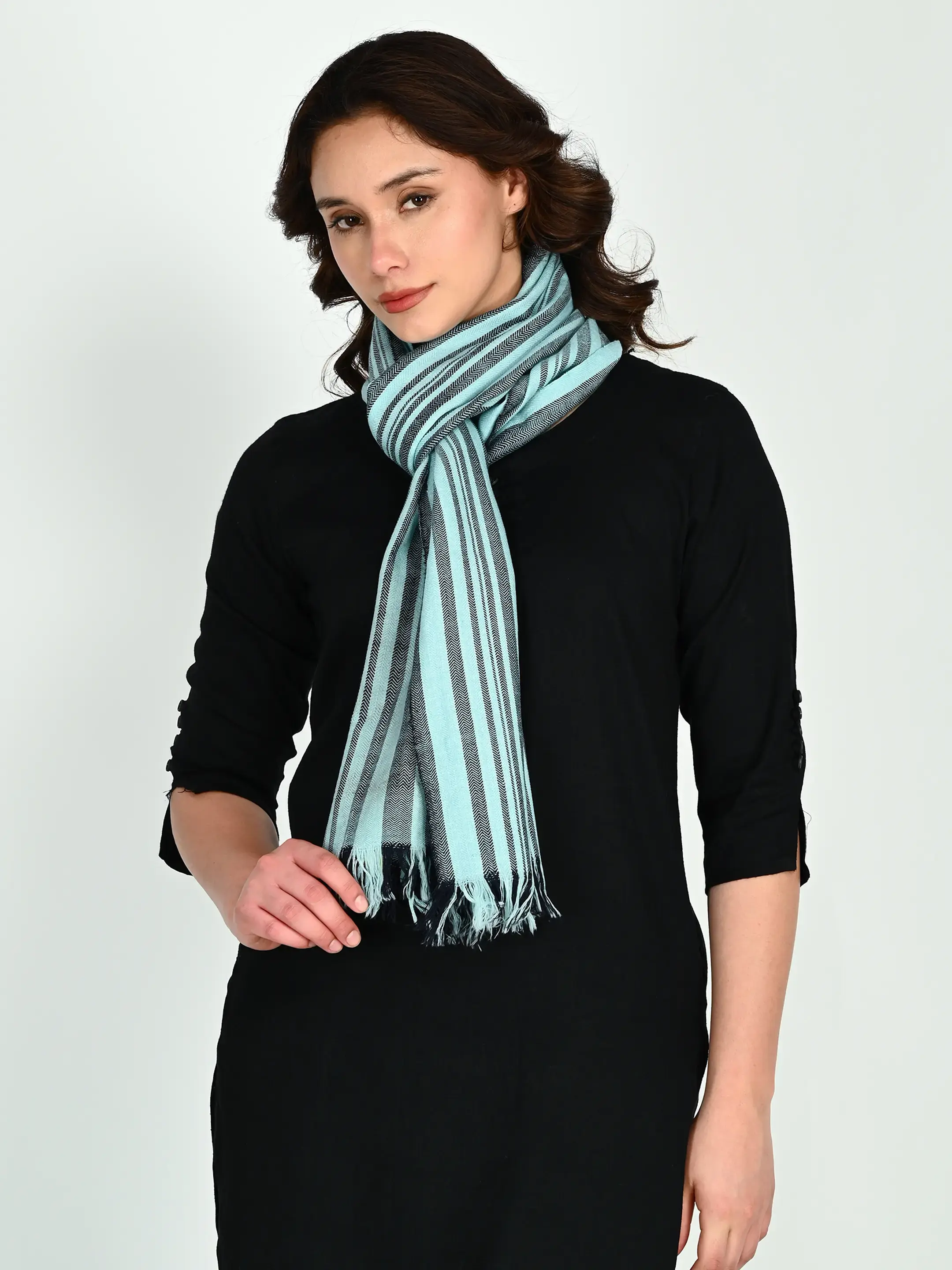 Image 4 of Merino Handwoven Scarf