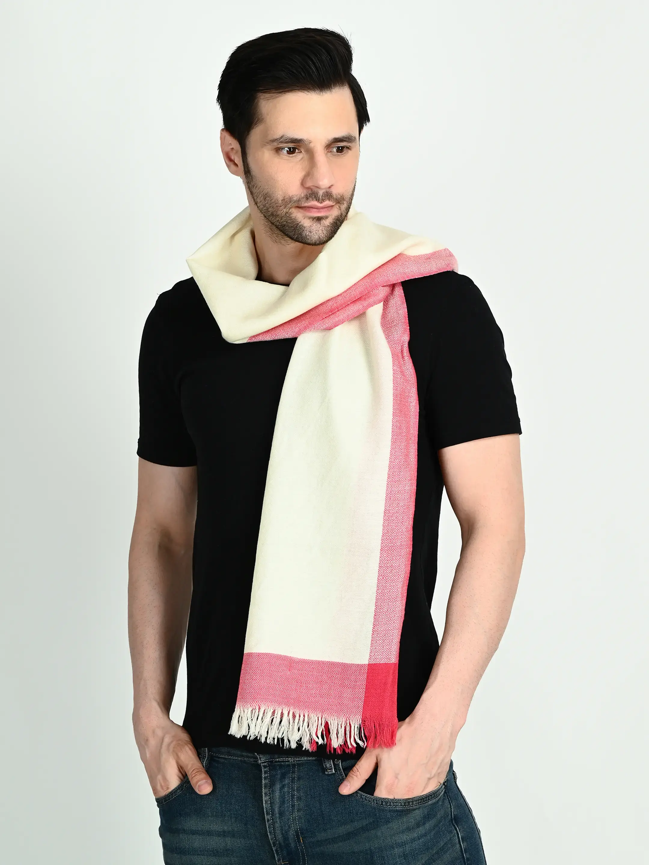 Image 2 of Merino Handwoven Scarf