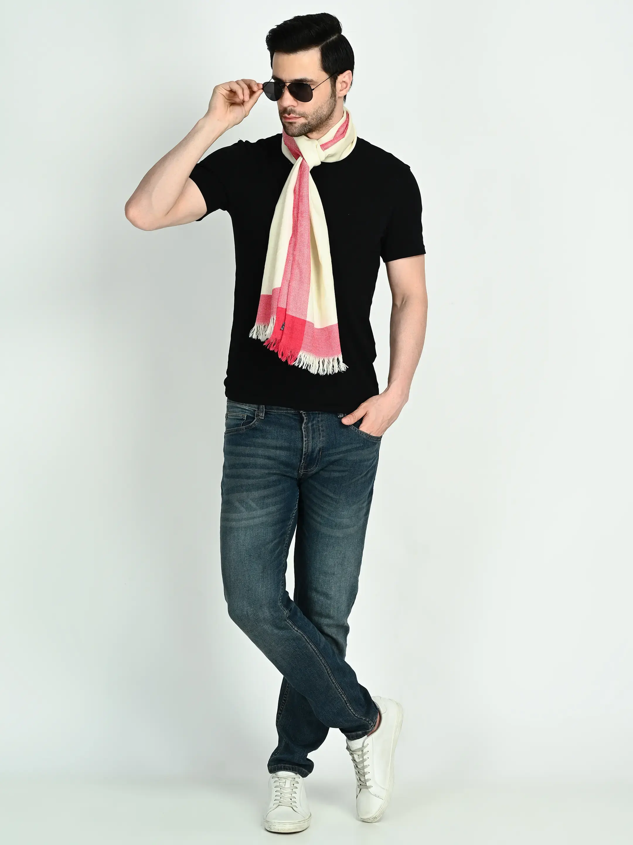 Image 4 of Merino Handwoven Scarf