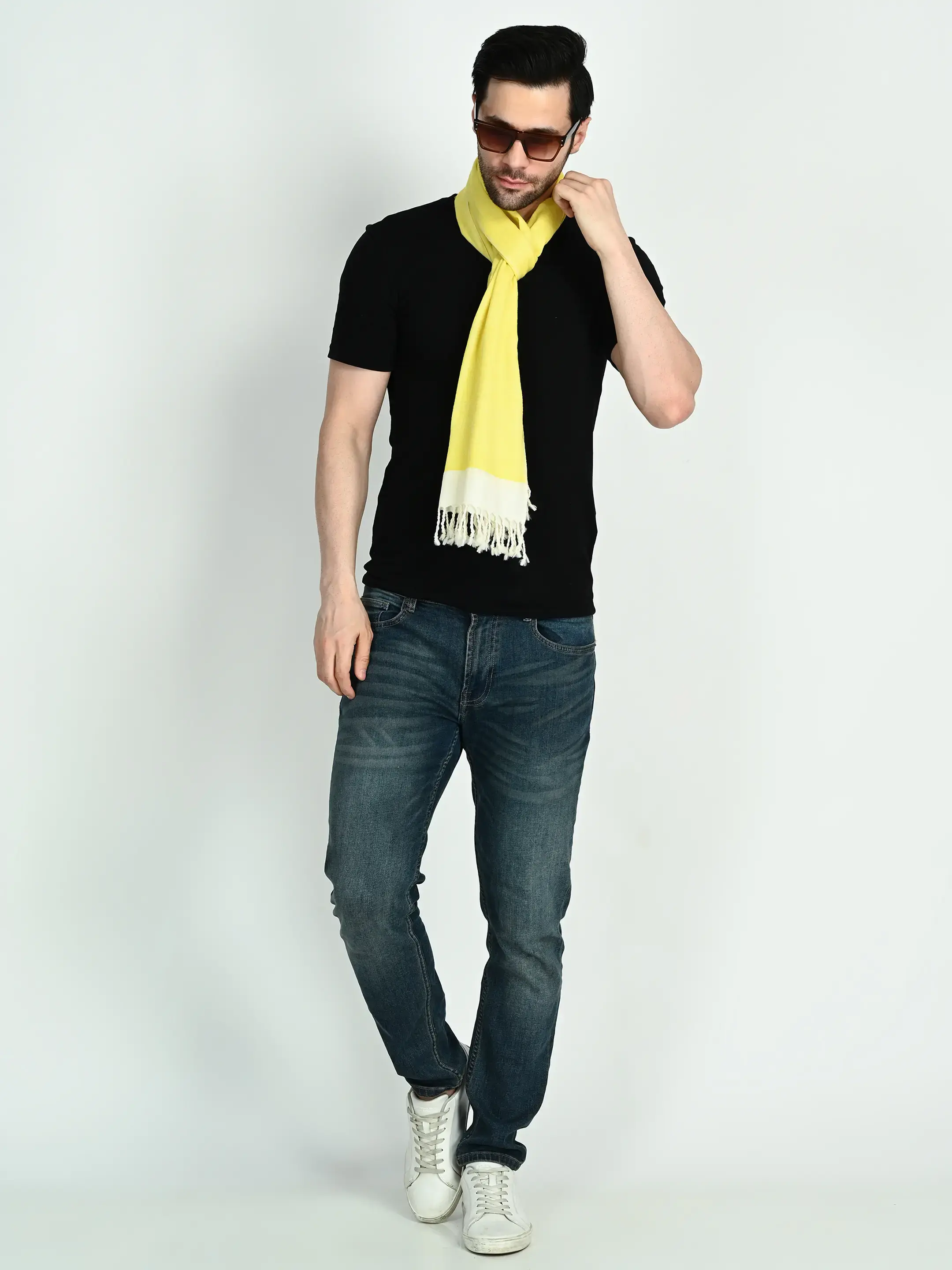 Image 4 of Merino Tops Handwoven Scarf