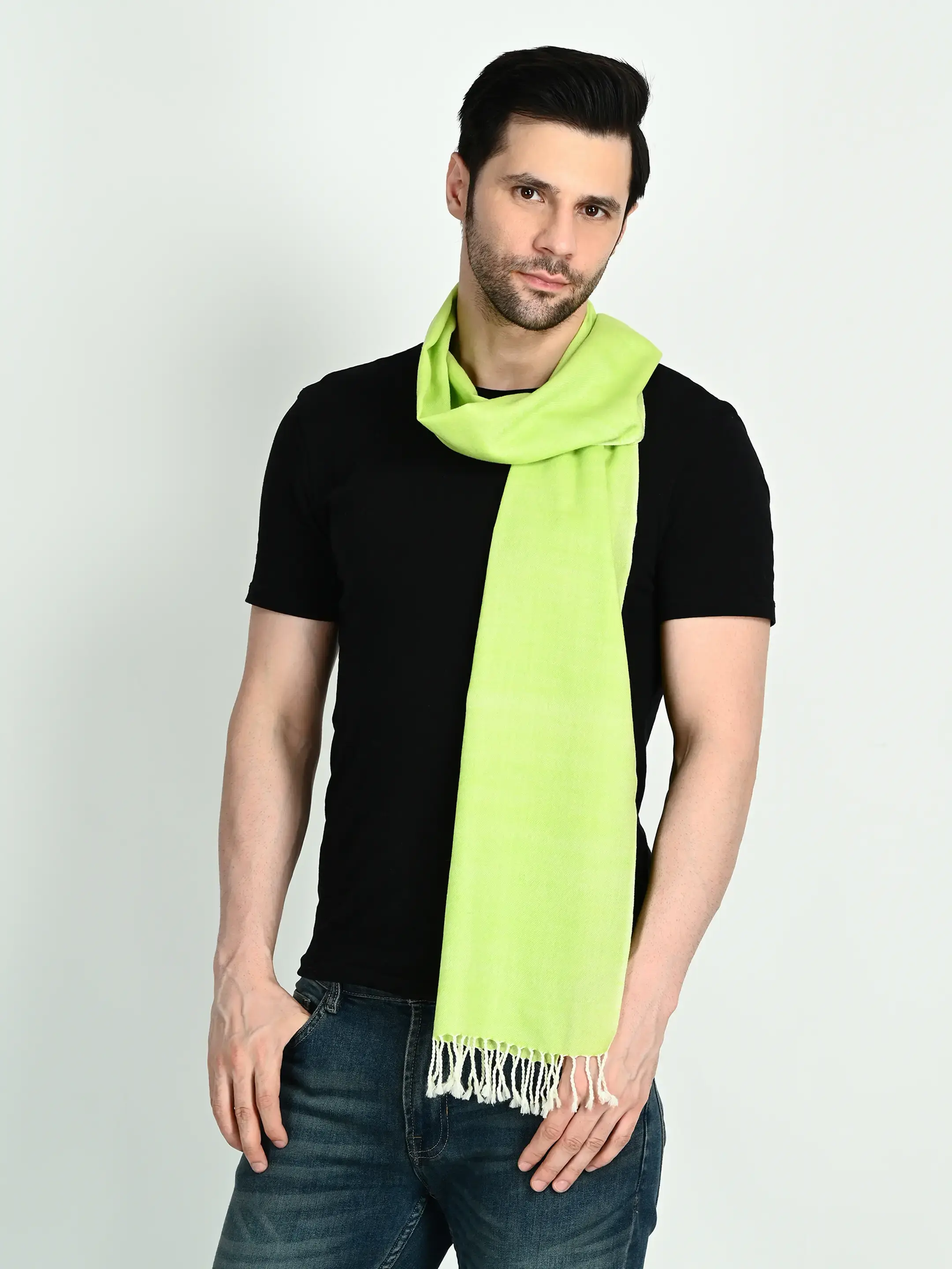 Image 2 of Merino Tops Handwoven Scarf