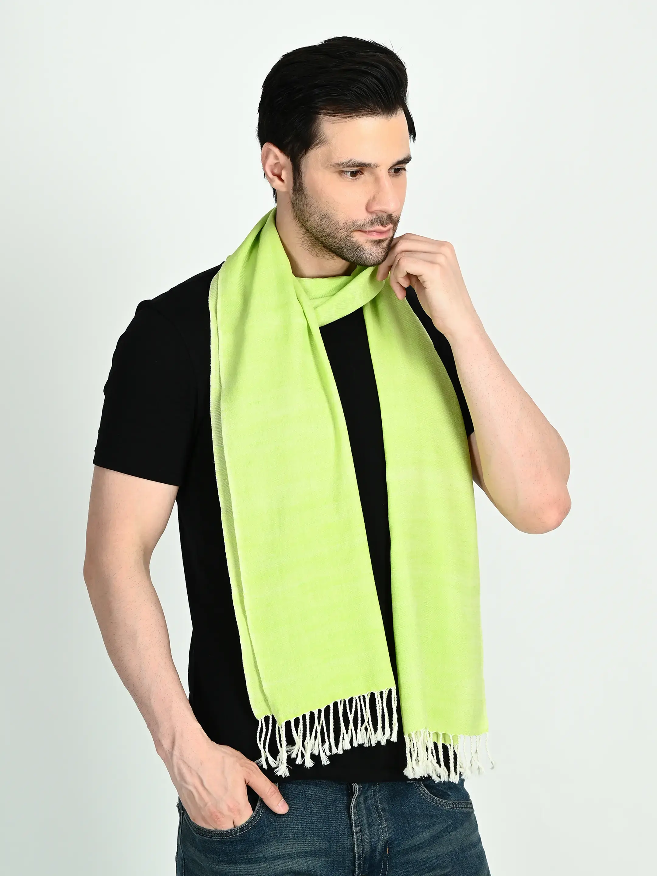 Image 3 of Merino Tops Handwoven Scarf
