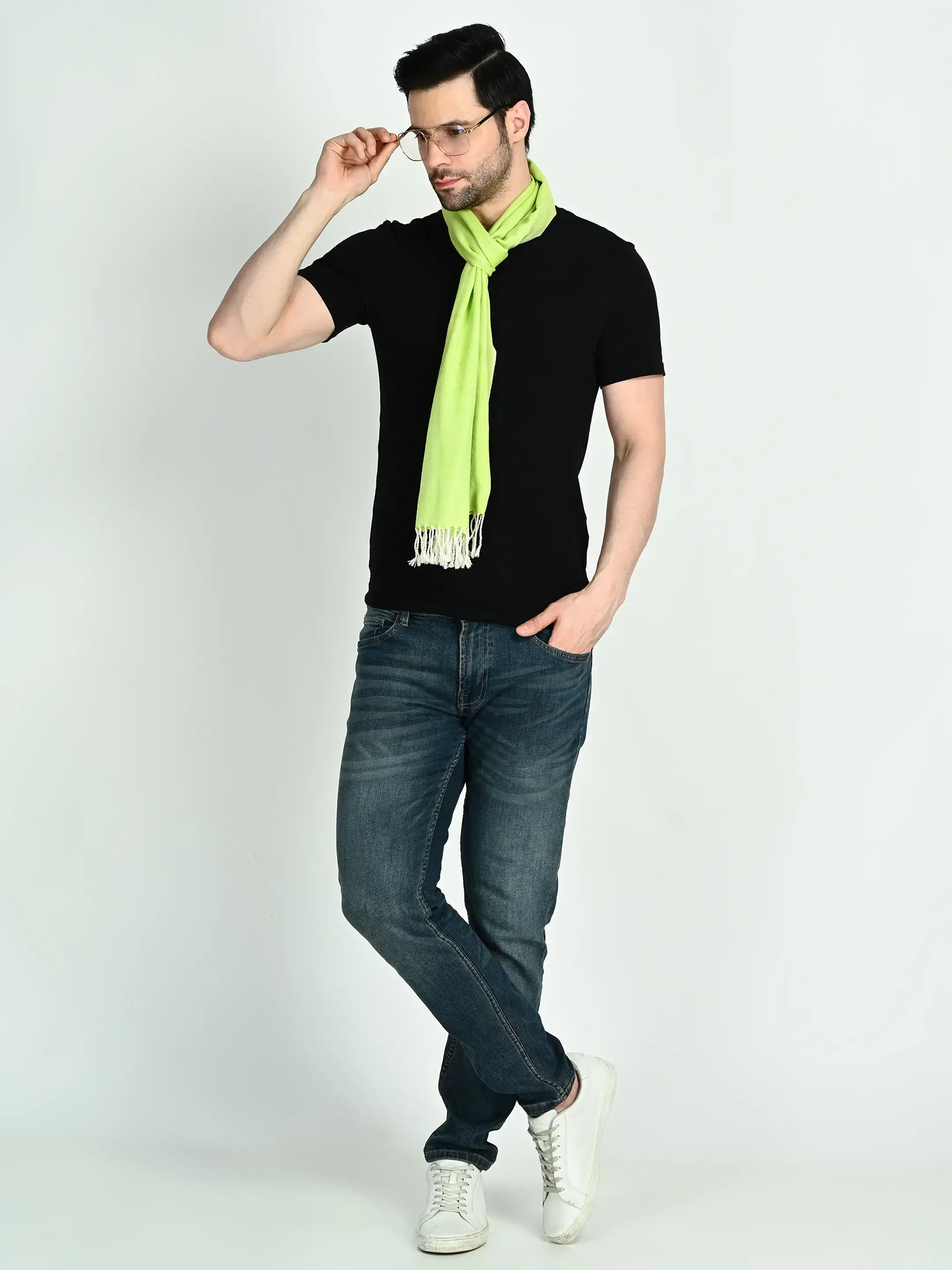 Image 4 of Merino Tops Handwoven Scarf