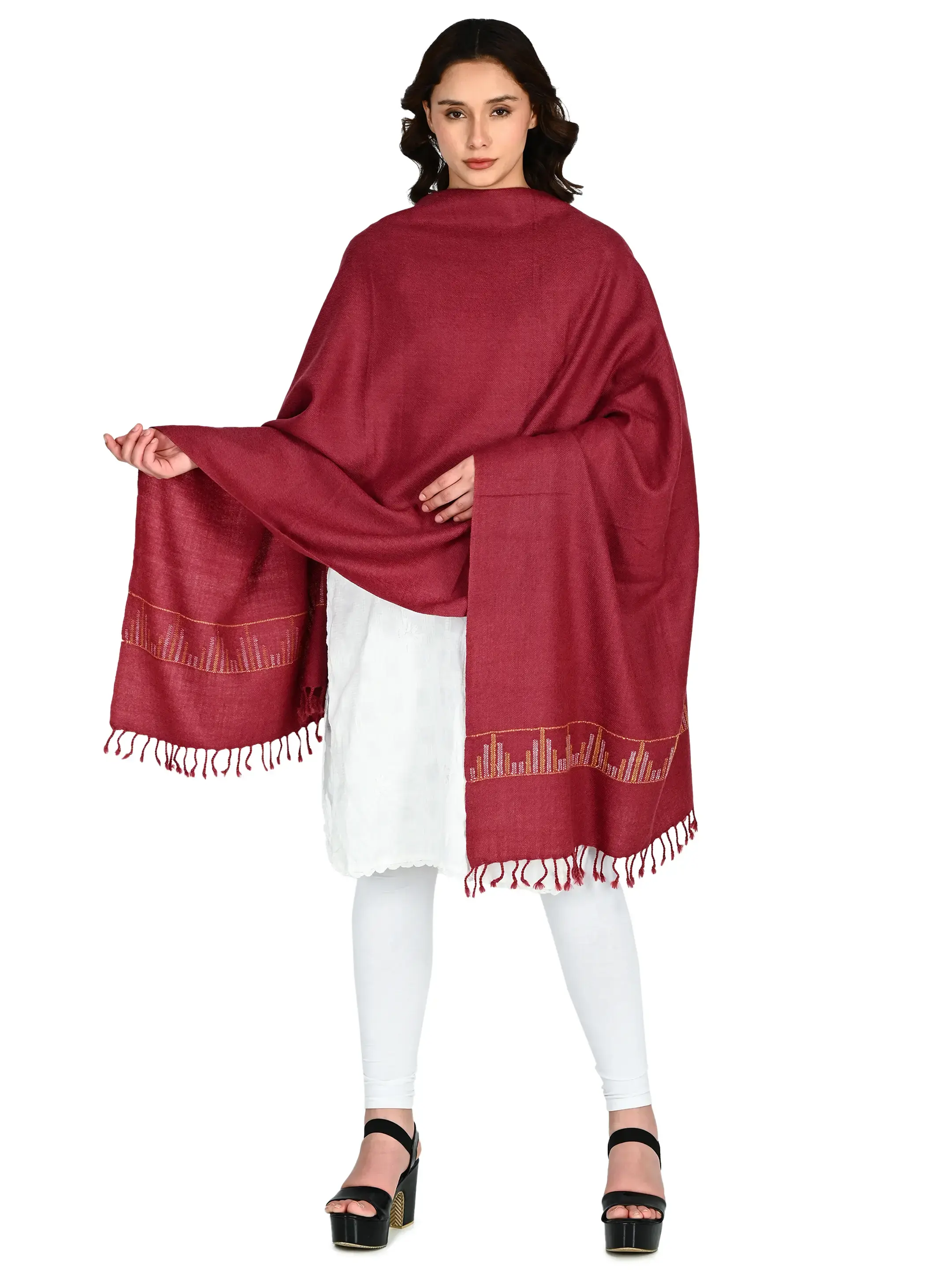 Image 3 of Merino Handwoven Stole