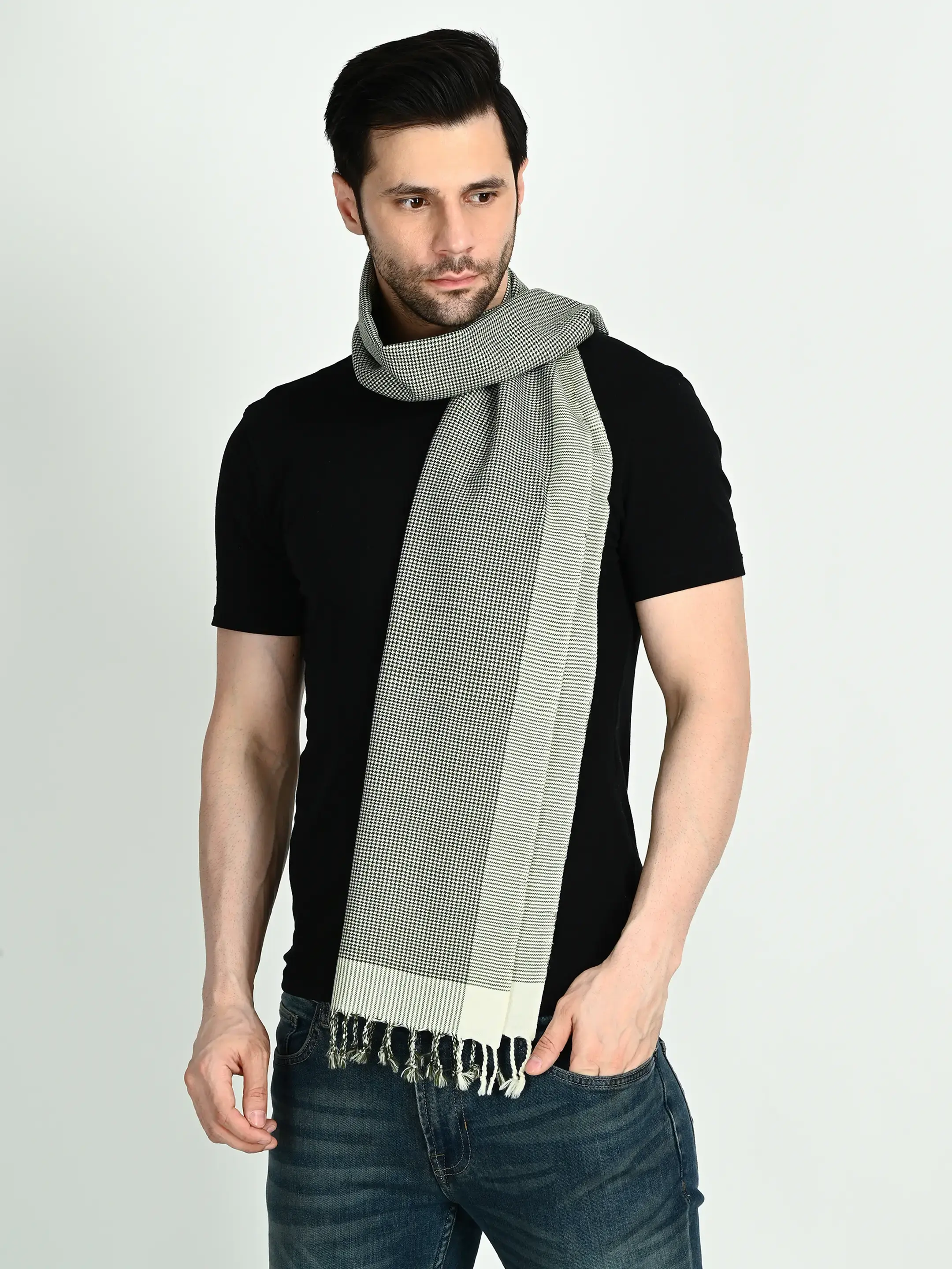 Image 2 of Merino Handwoven Scarf