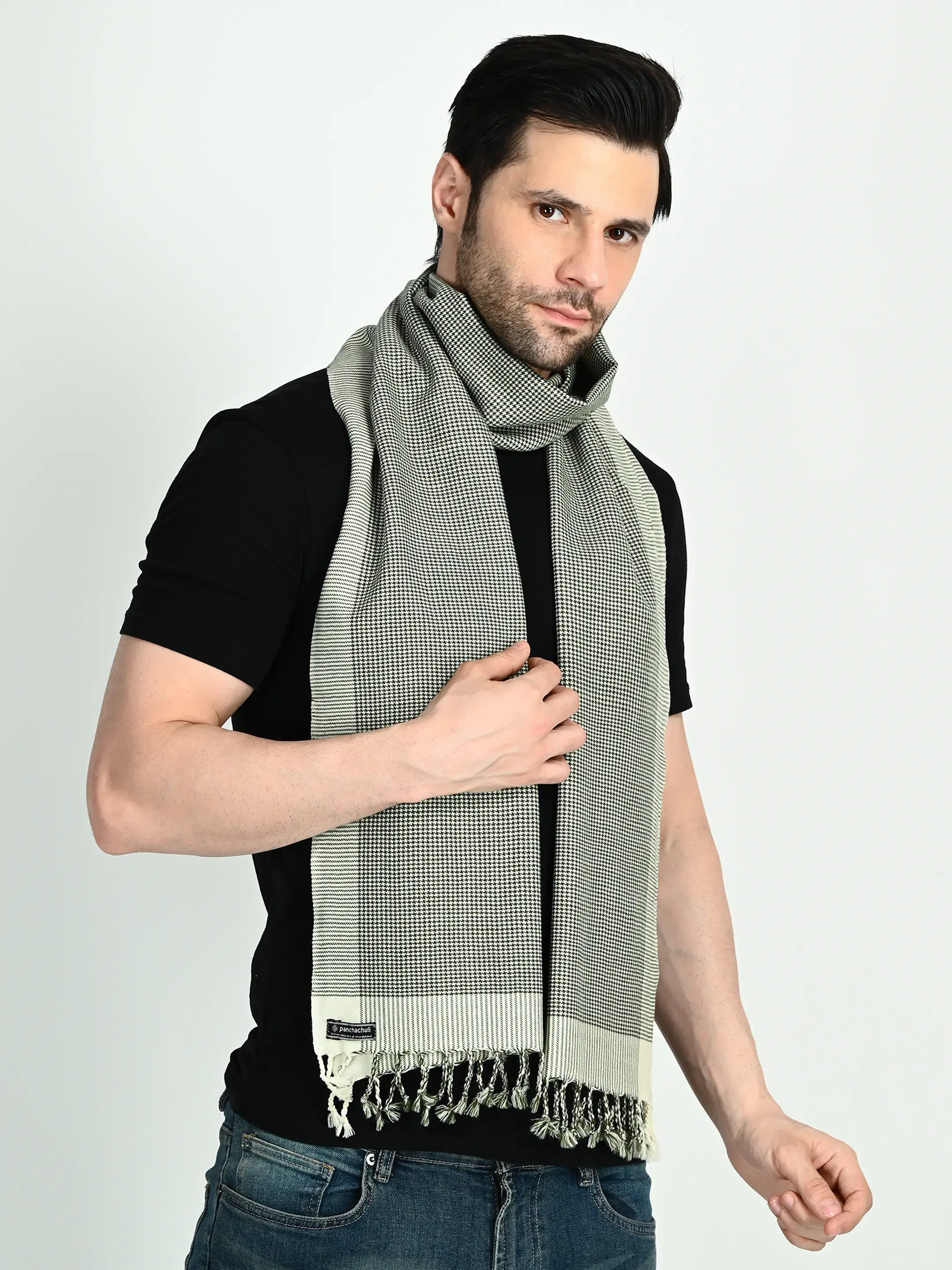 Image 3 of Merino Handwoven Scarf