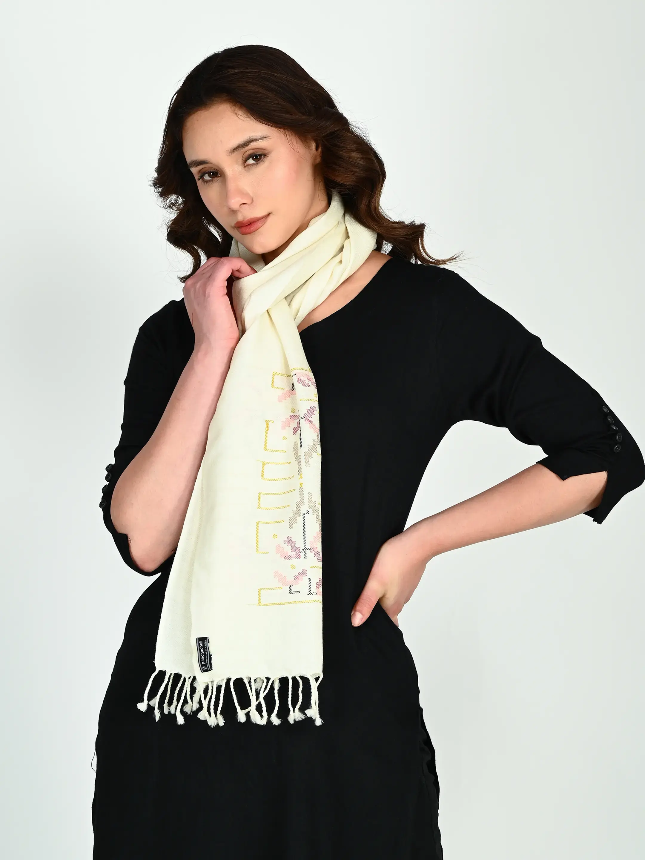 Image 3 of Merino Handwoven Scarf