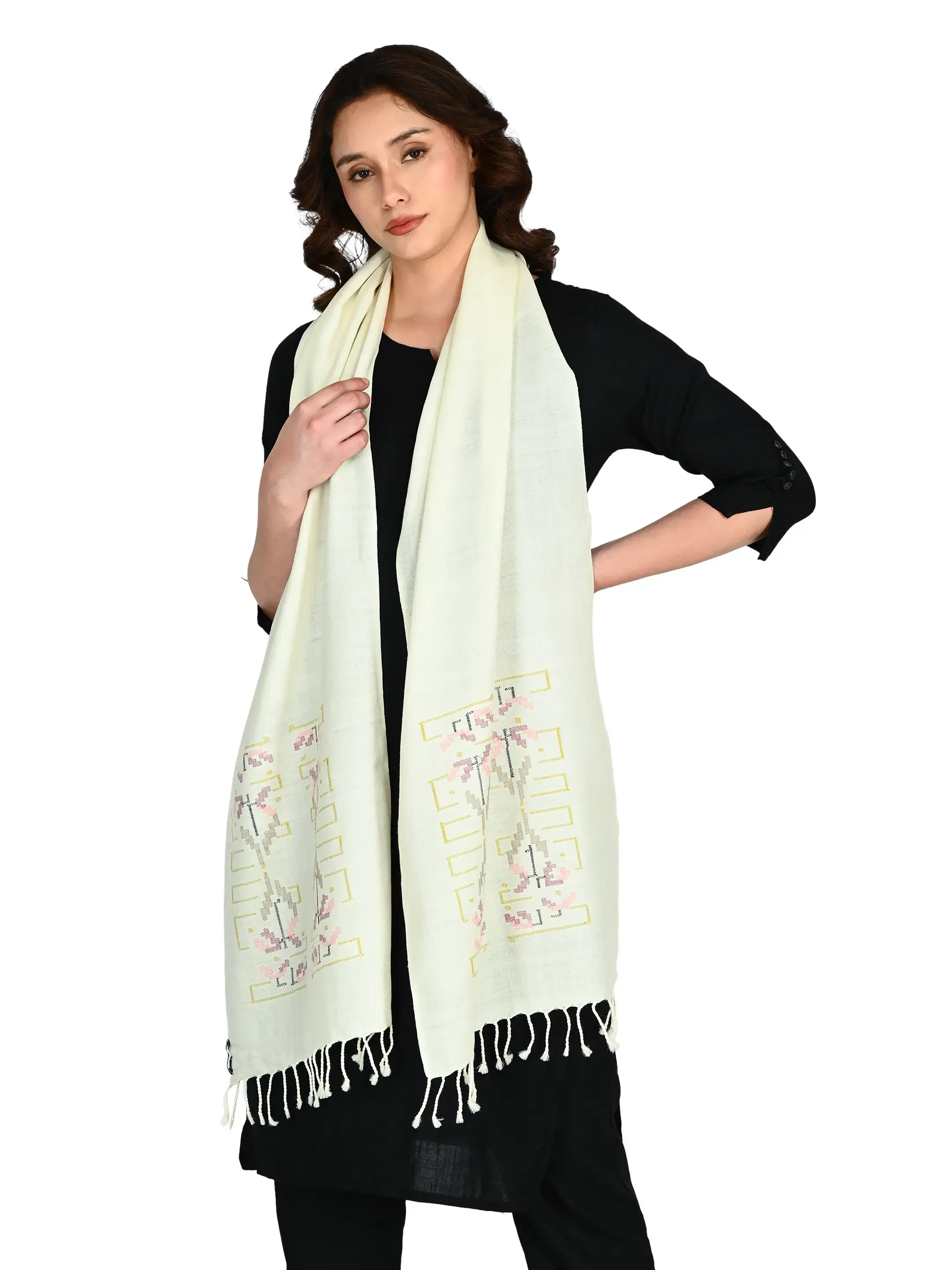 Image 6 of Merino Handwoven Scarf