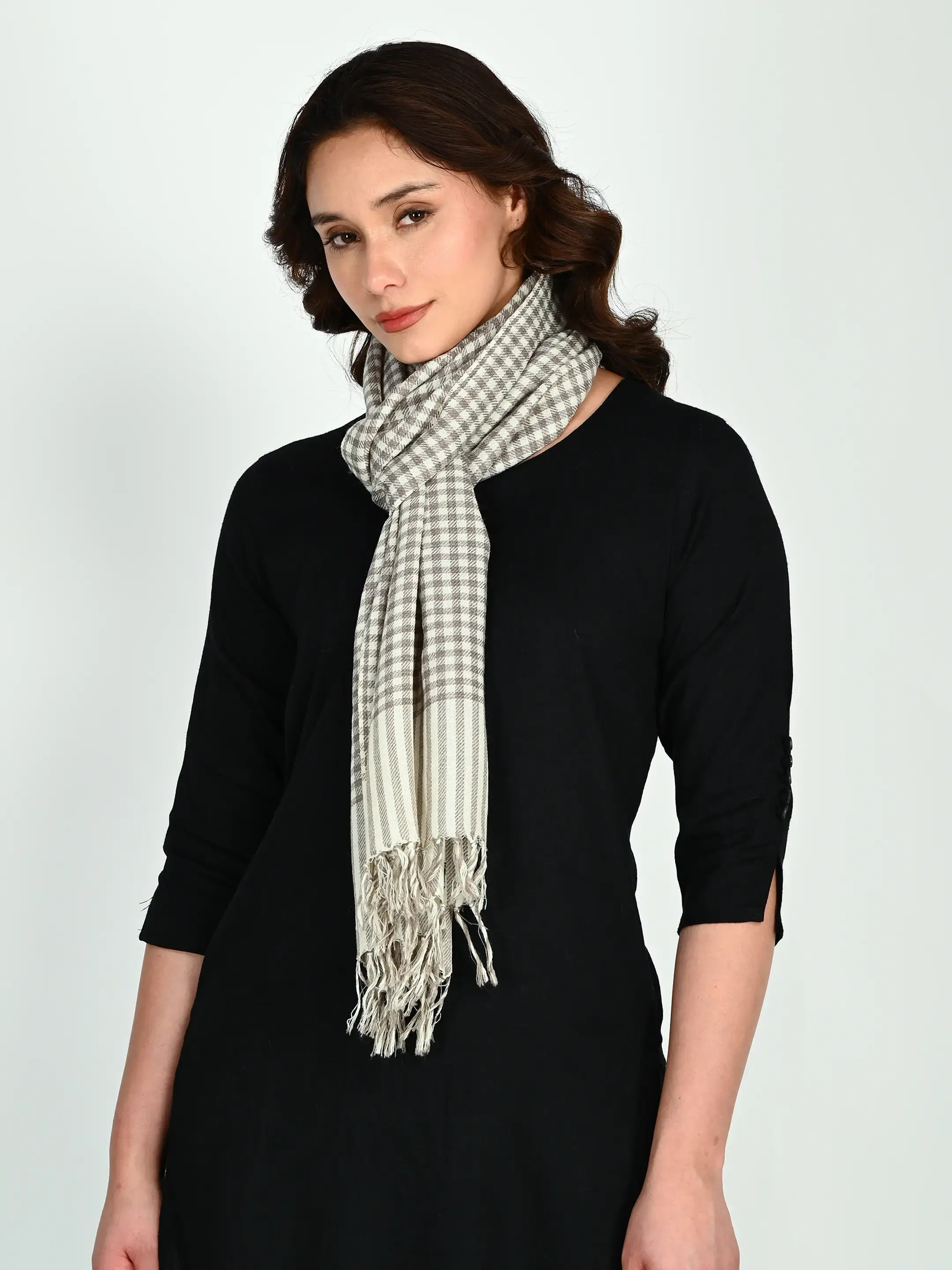Image 6 of Merino Handwoven Scarf