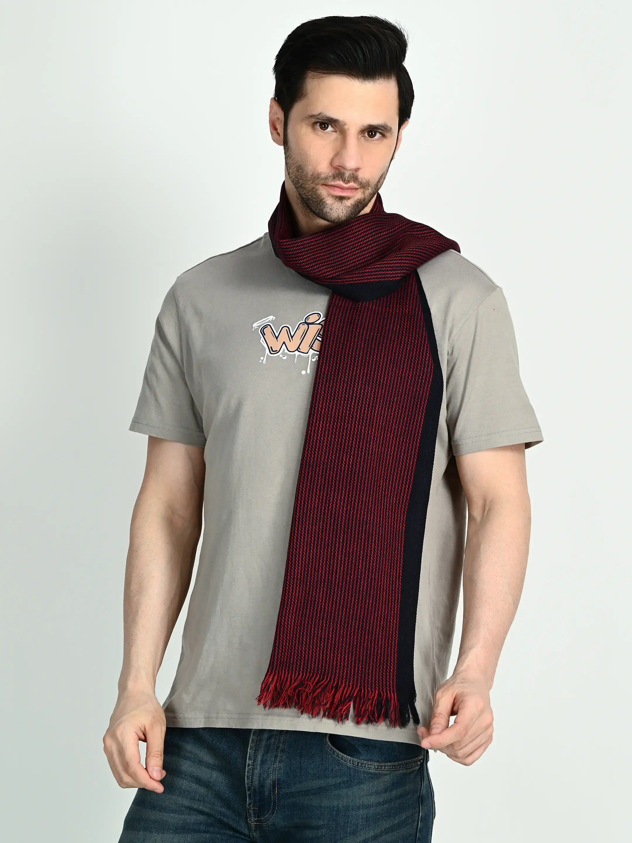 Image 2 of Merino Handwoven Scarf