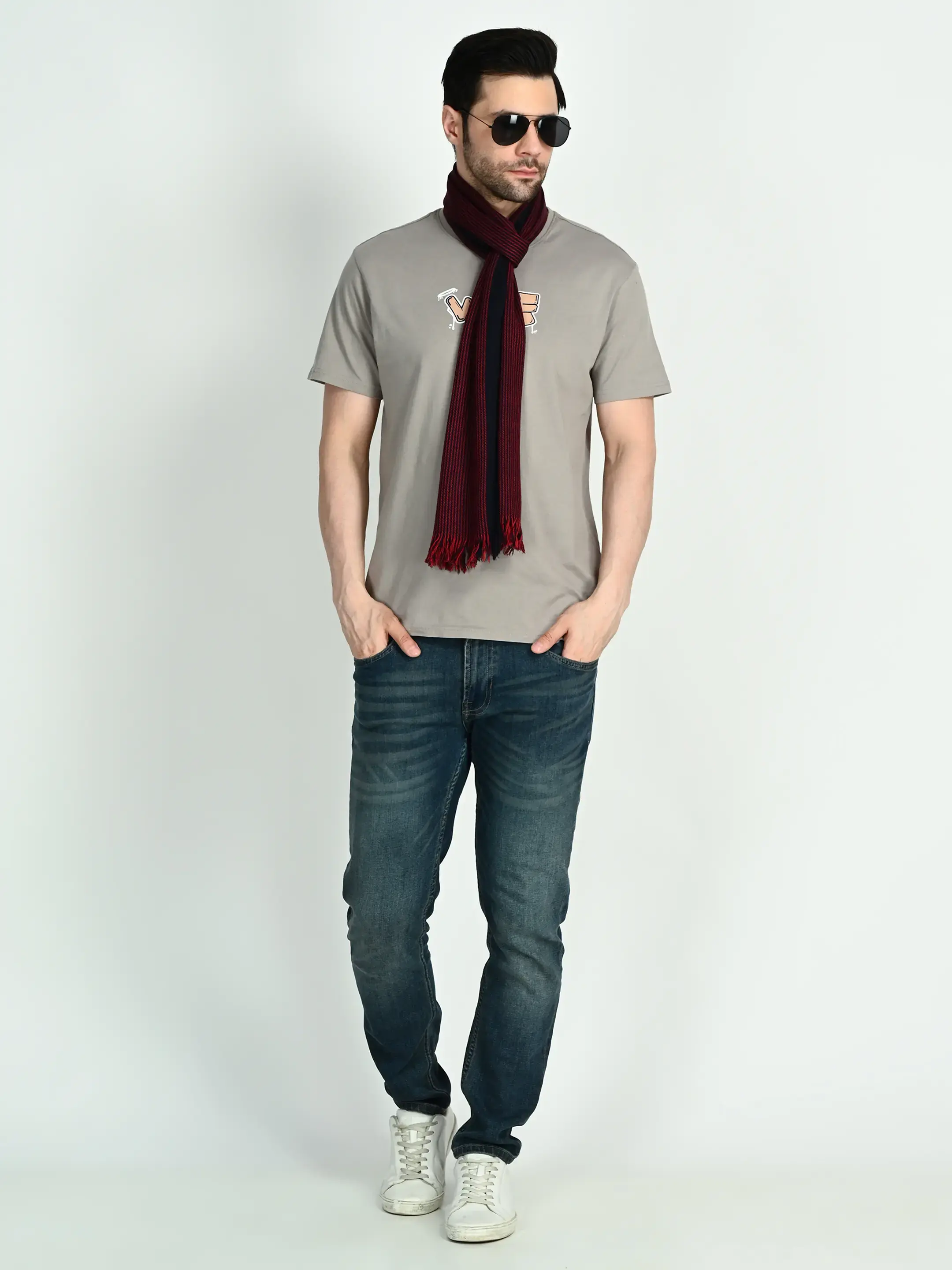 Image 4 of Merino Handwoven Scarf