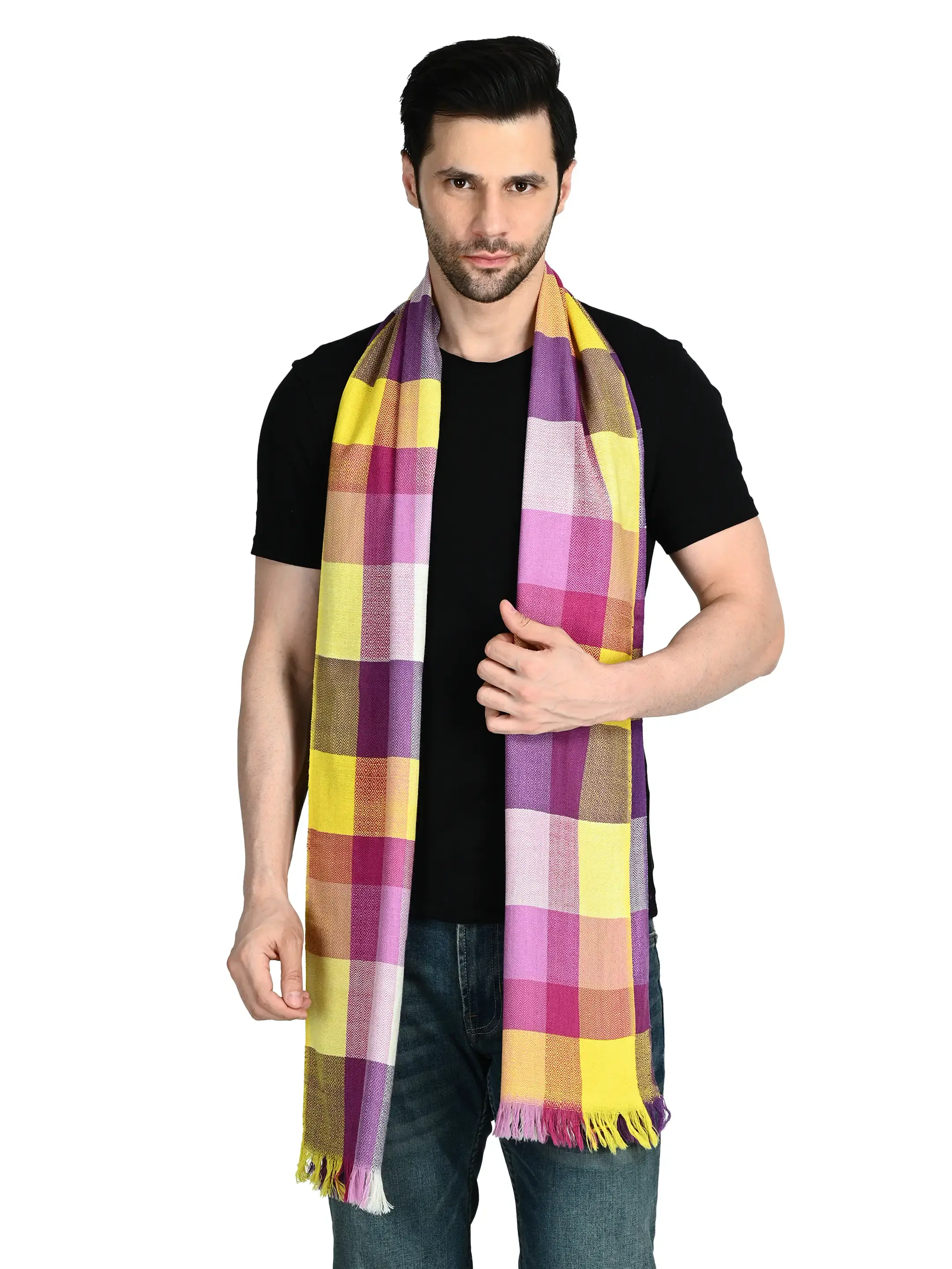 Image 1 of Merino Handwoven Scarf