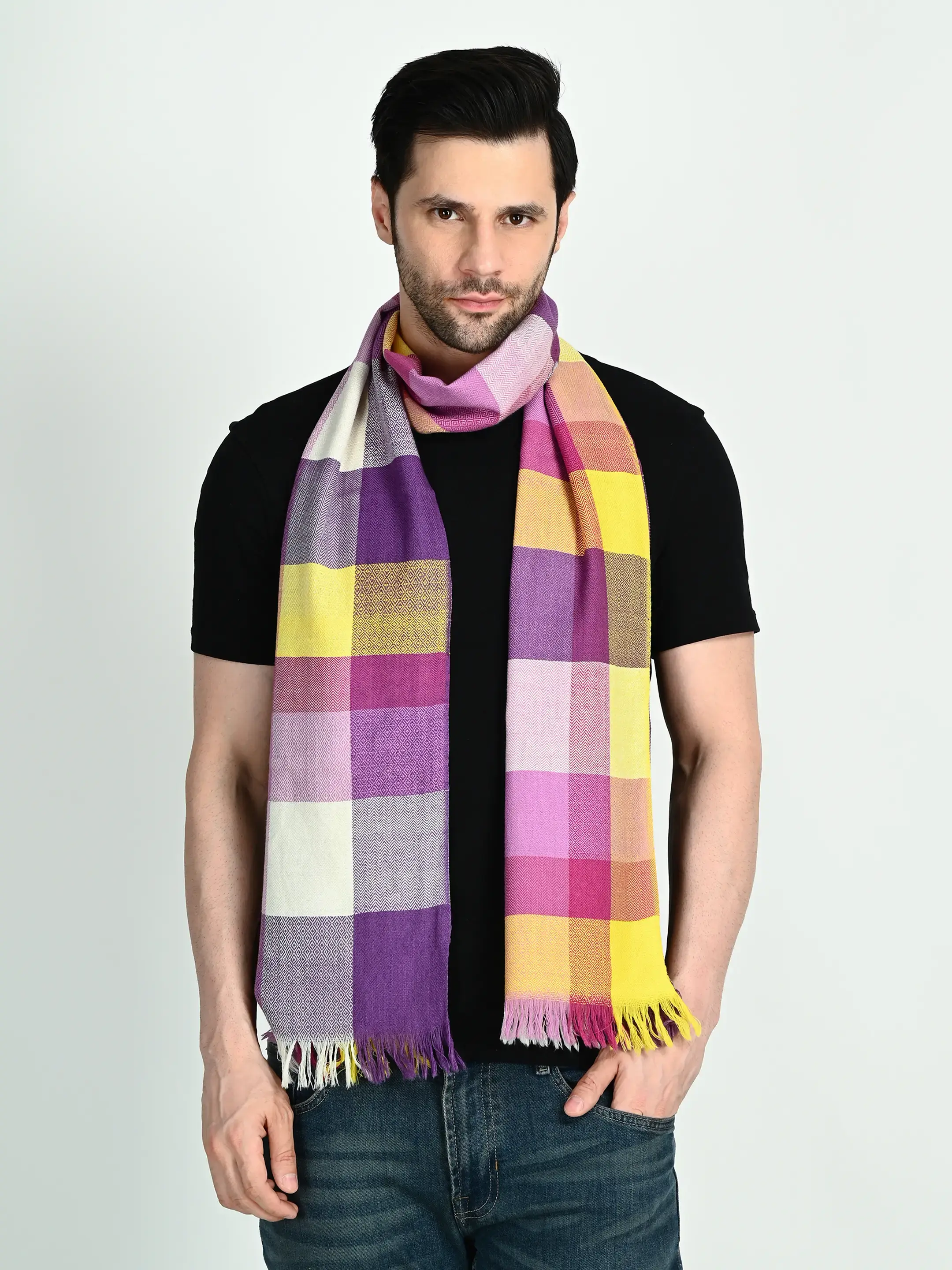 Image 3 of Merino Handwoven Scarf