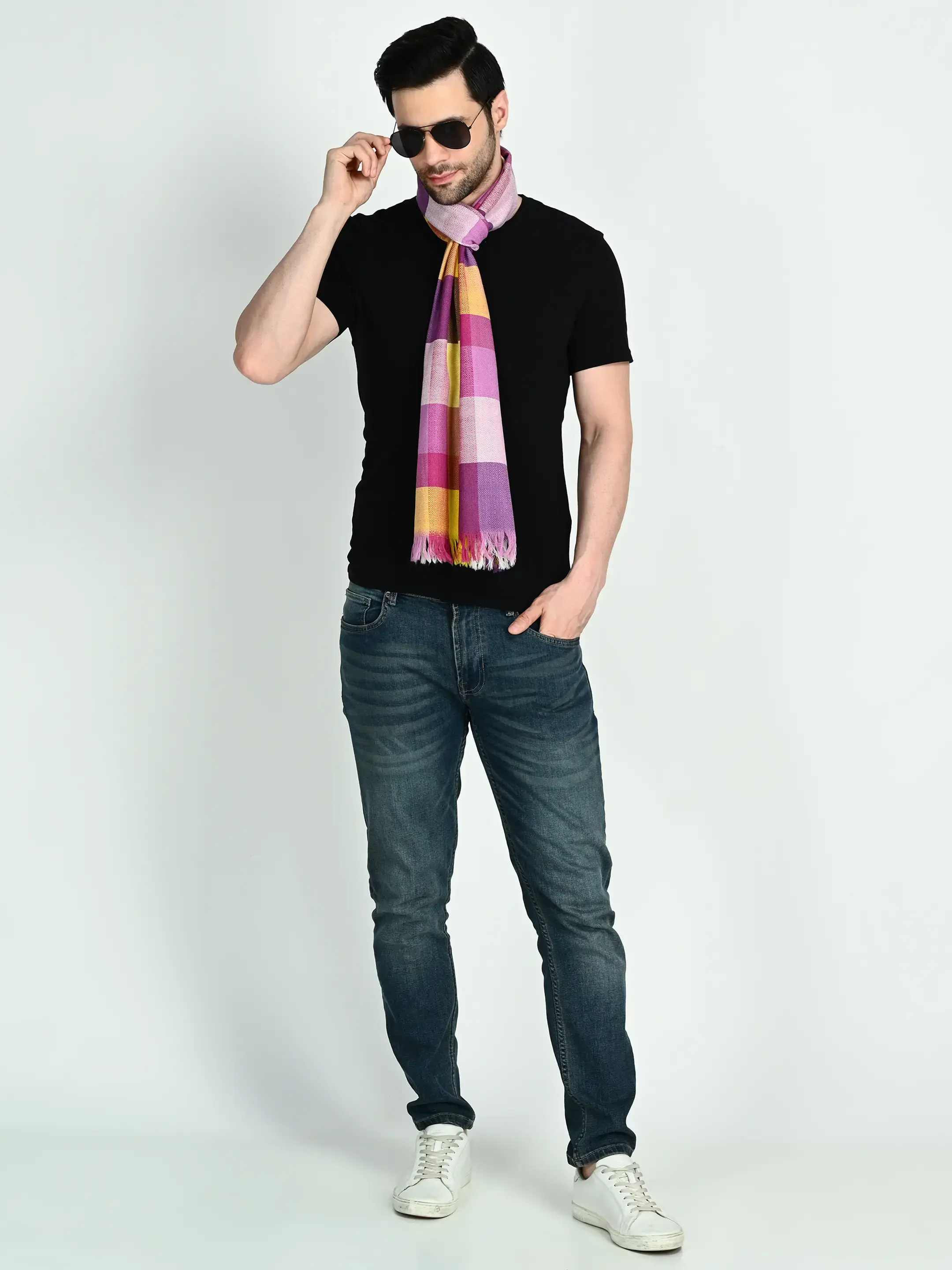 Image 4 of Merino Handwoven Scarf