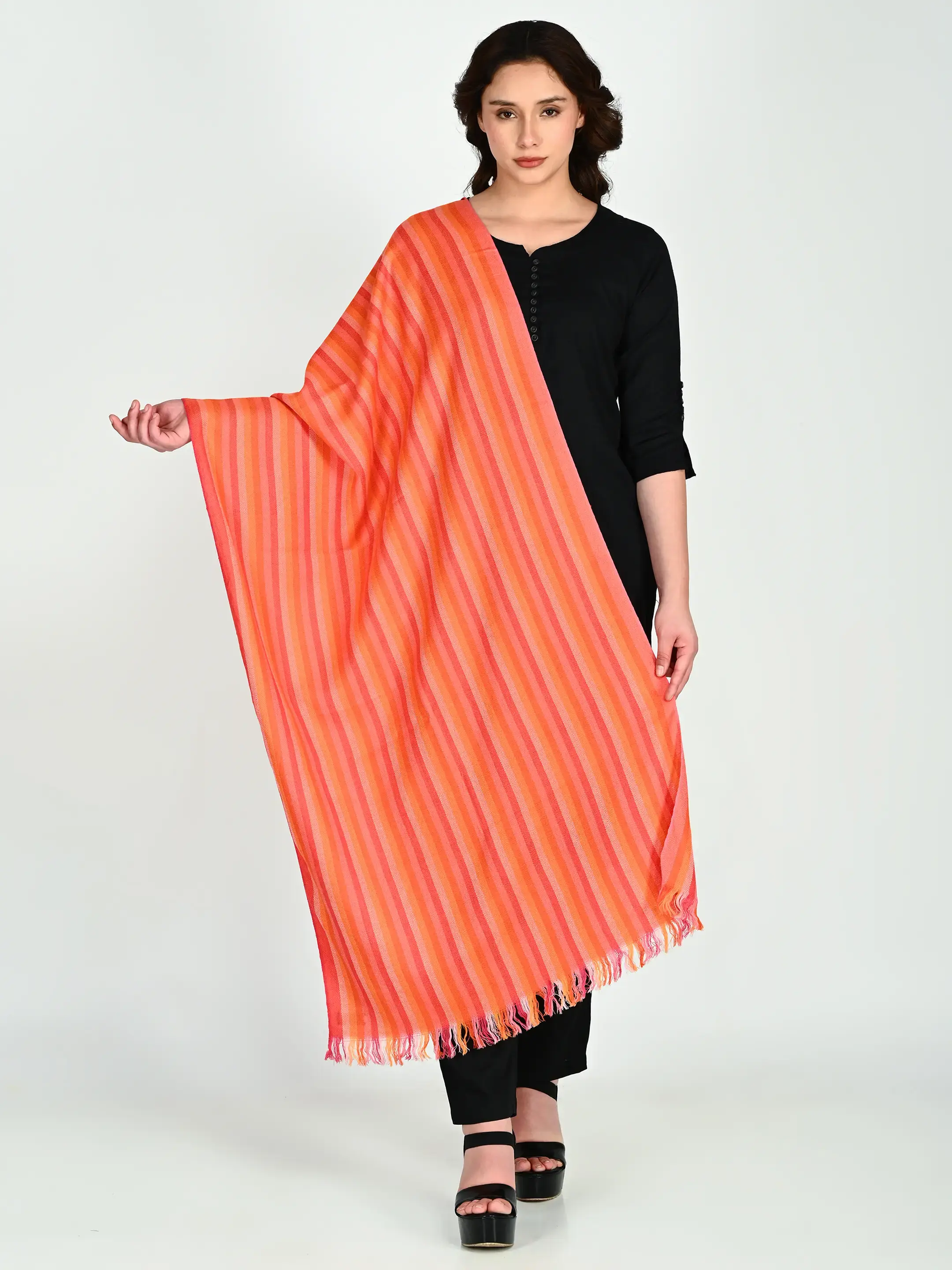 Image 2 of Merino Handwoven Stole