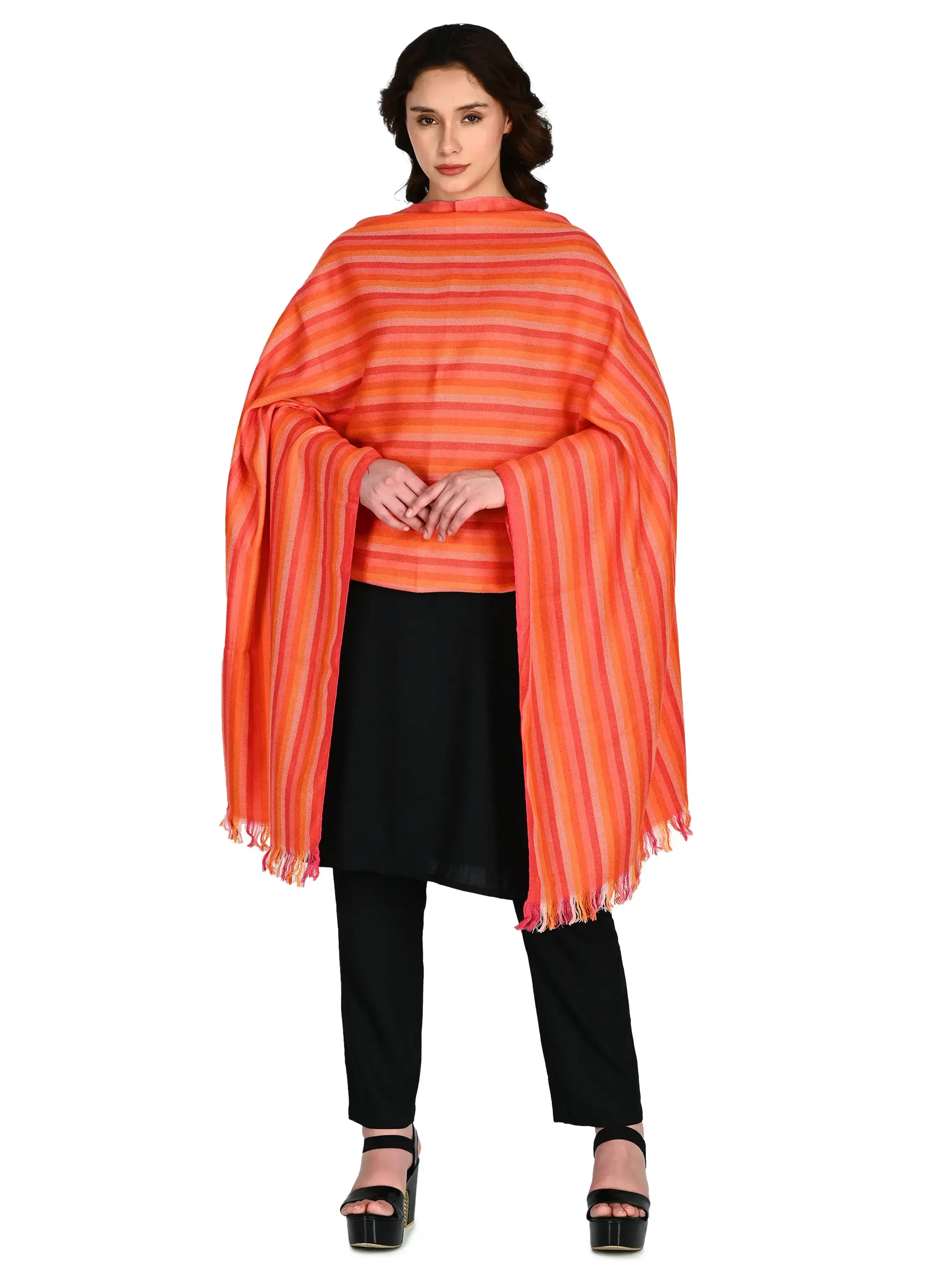 Image 4 of Merino Handwoven Stole