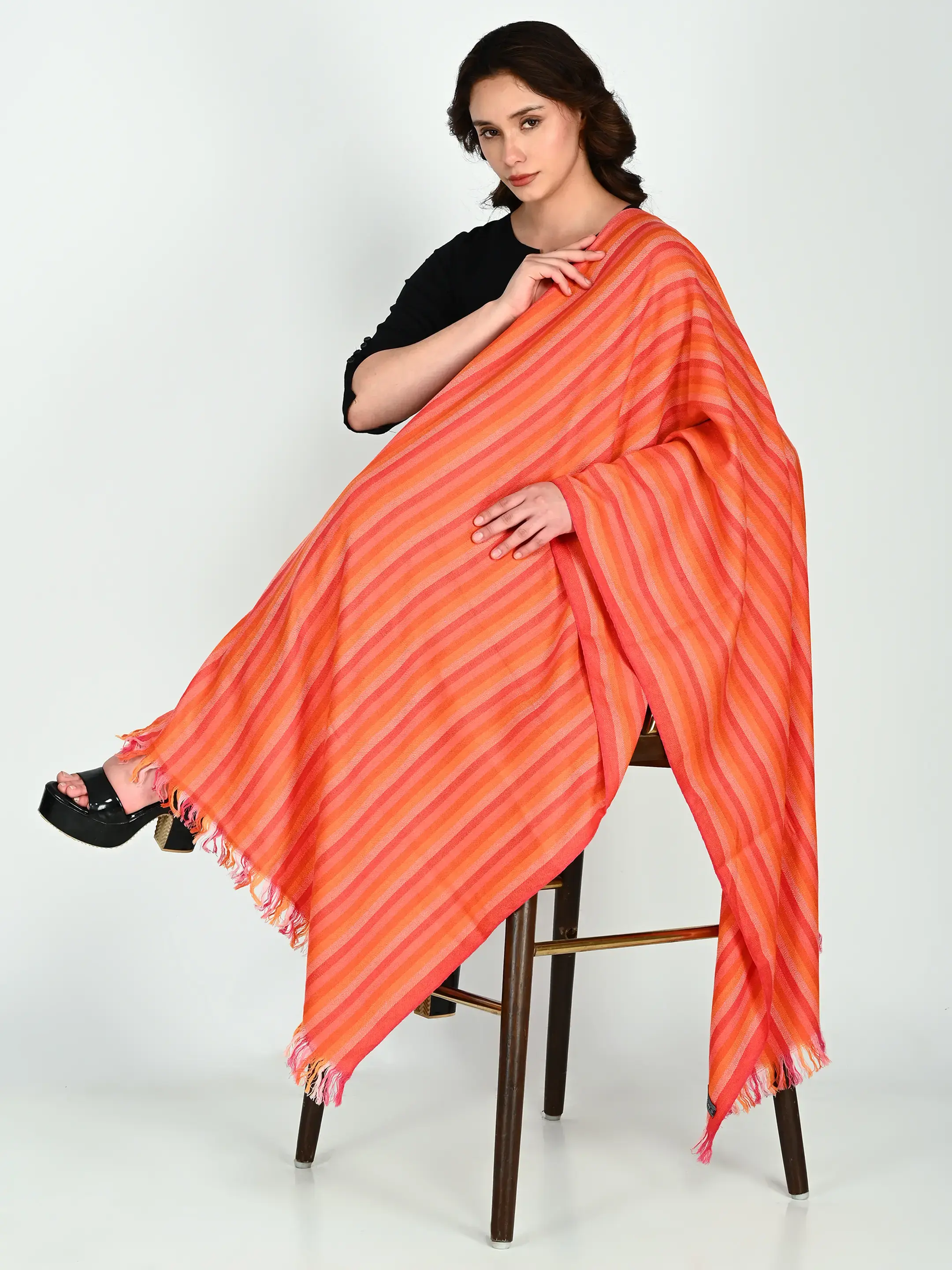 Image 6 of Merino Handwoven Stole
