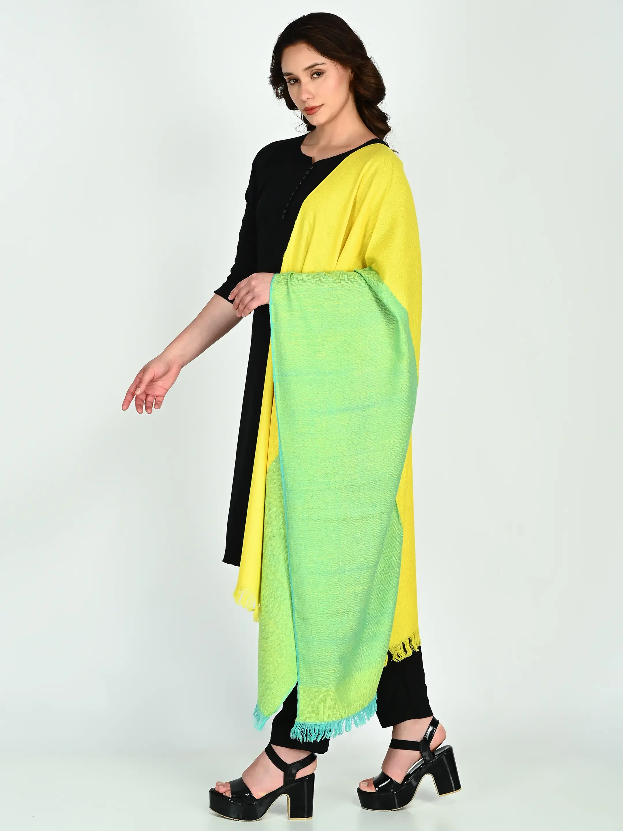 Image 2 of Merino Handwoven Stole
