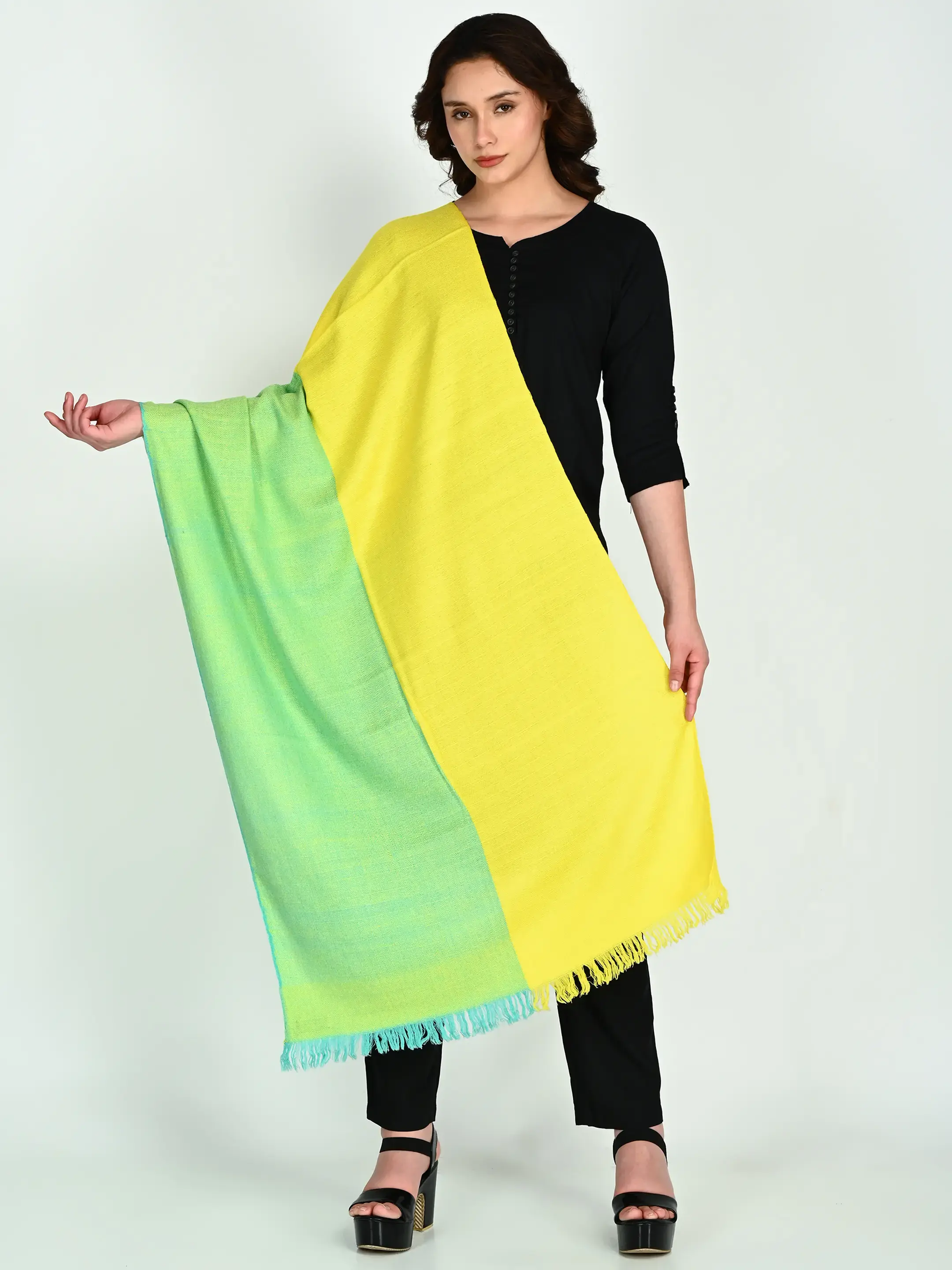 Image 4 of Merino Handwoven Stole