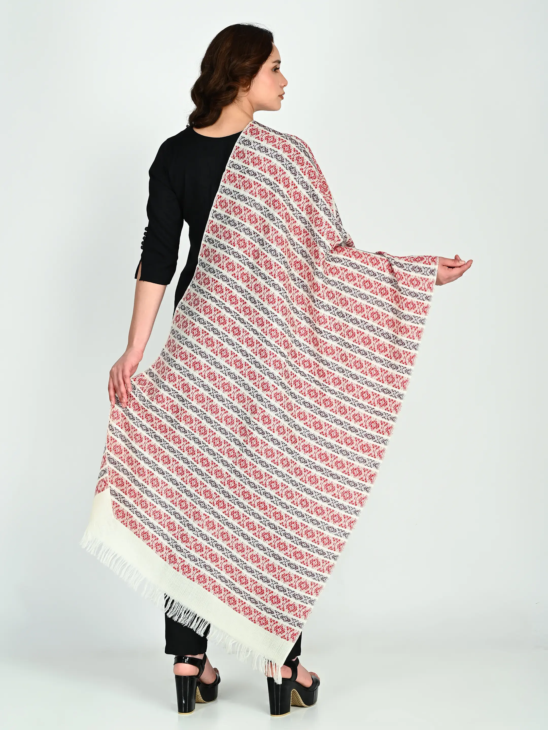 Image 1 of Merino Handwoven Stole