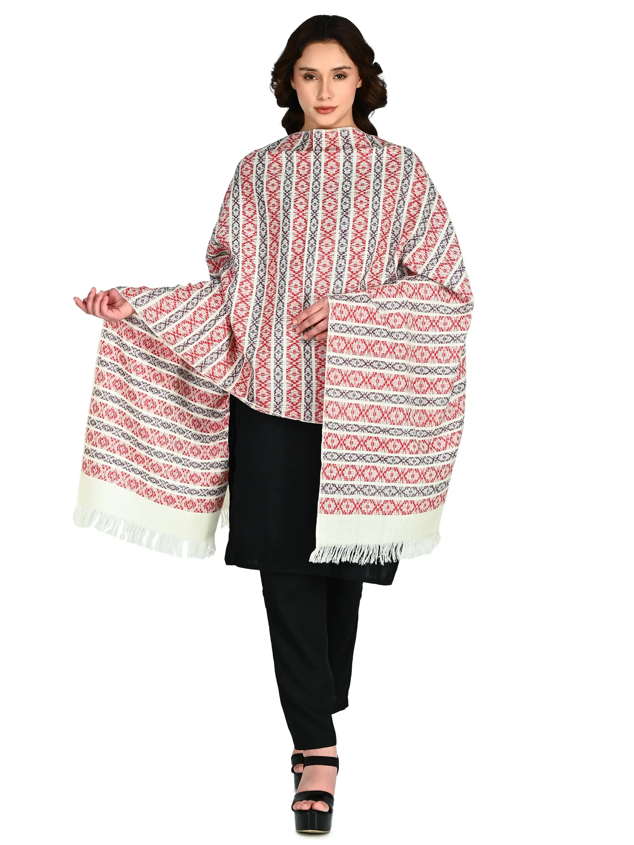 Image 4 of Merino Handwoven Stole