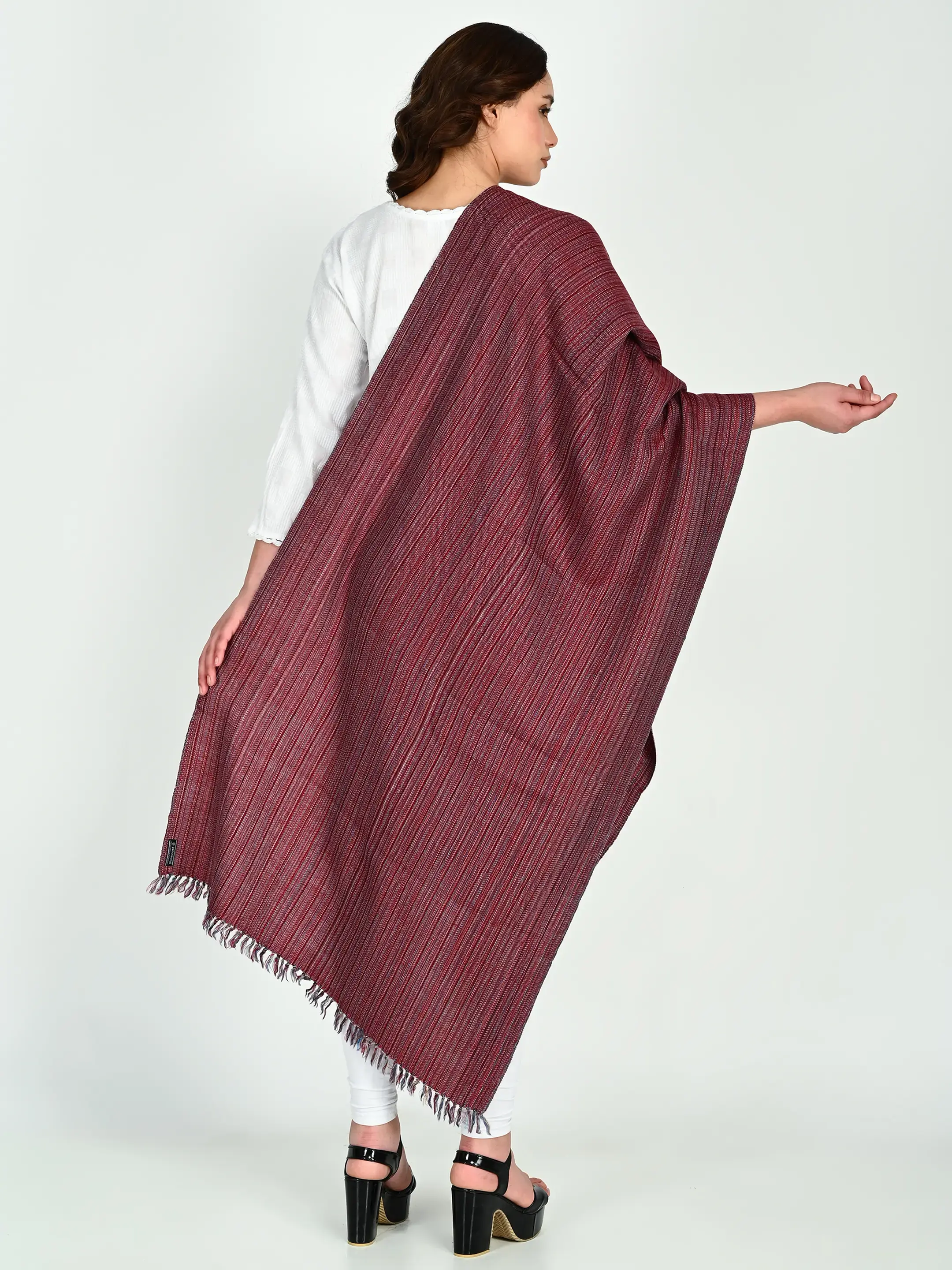 Image 6 of Merino Handwoven Stole